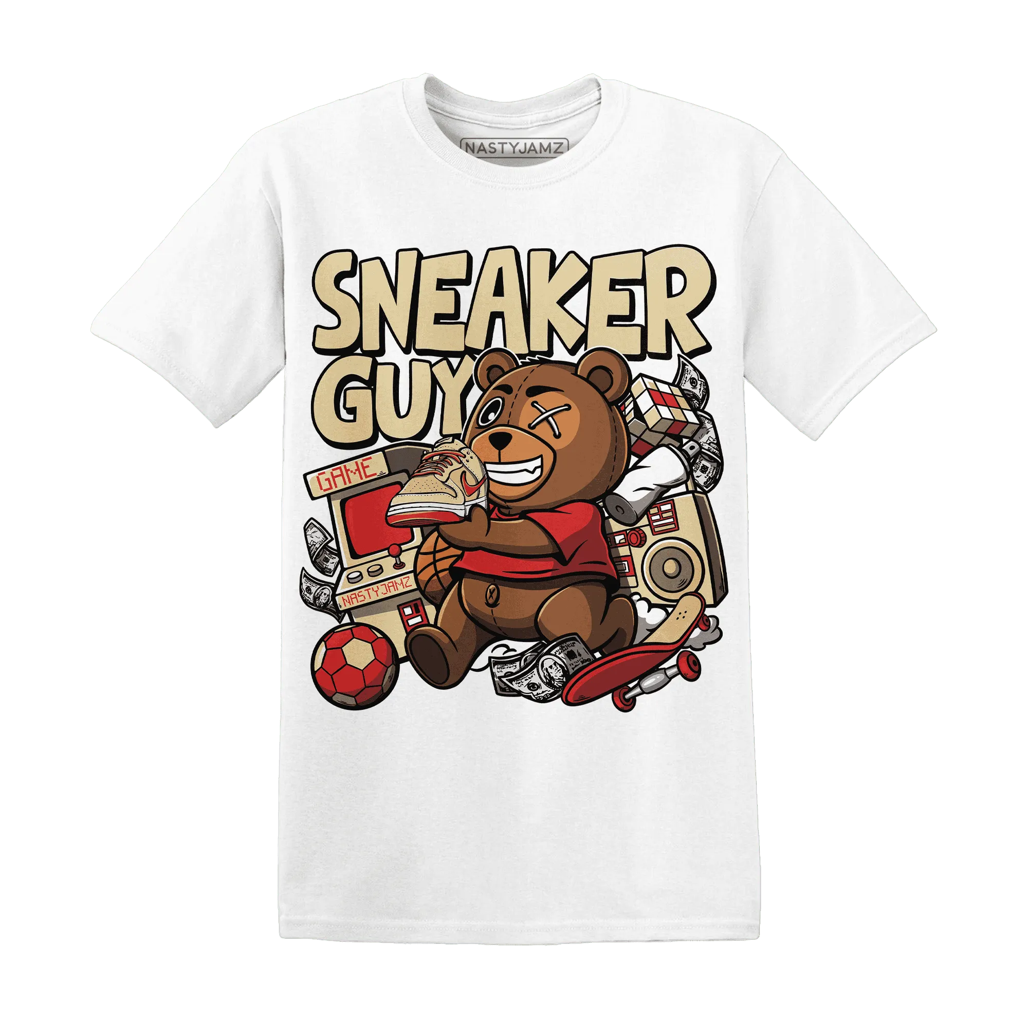 Dunk-Strawberry-Waffle-NastyJamz-T-Shirt-Match-Sneaker-BER