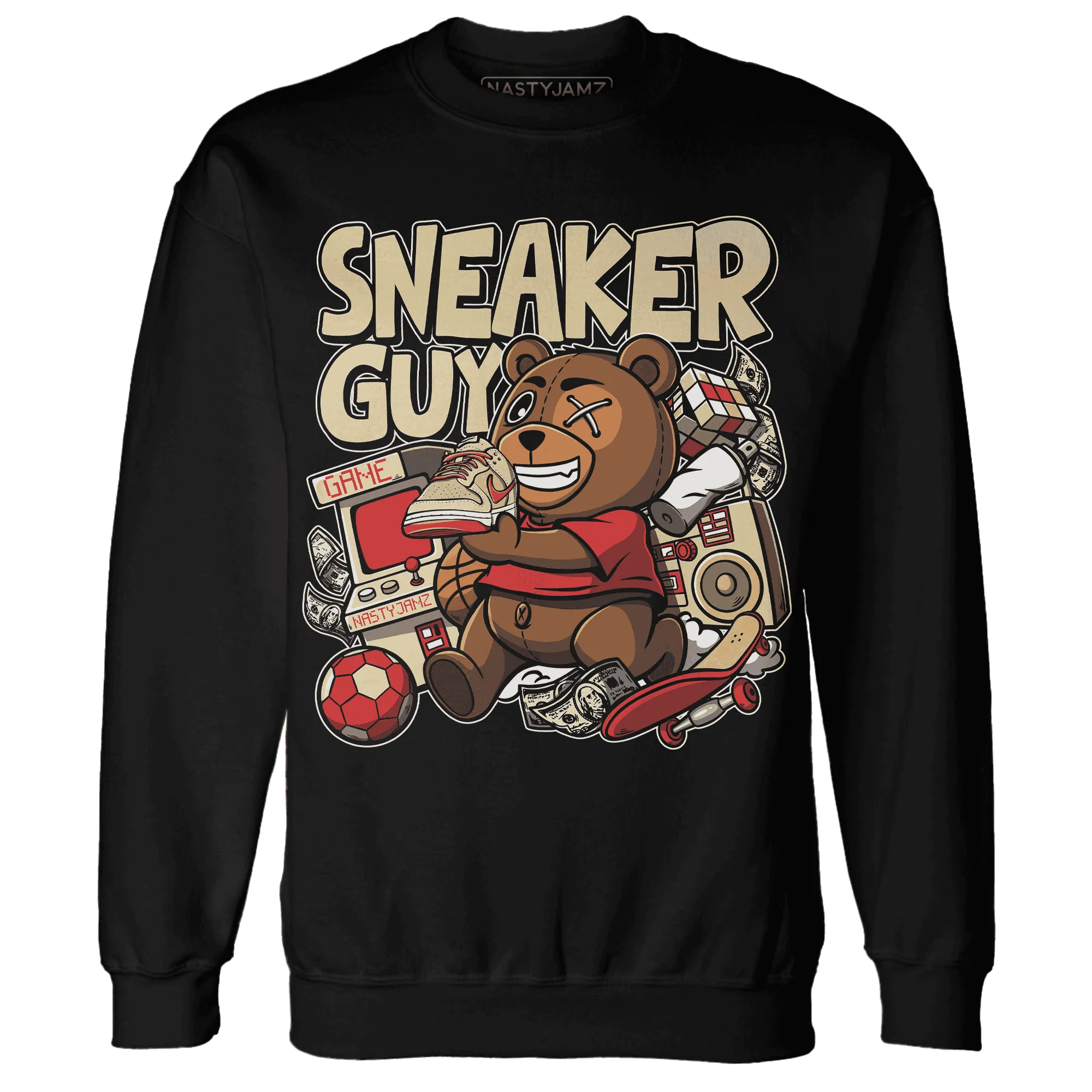 Dunk-Strawberry-Waffle-NastyJamz-Sweatshirt-Match-Sneaker-BER