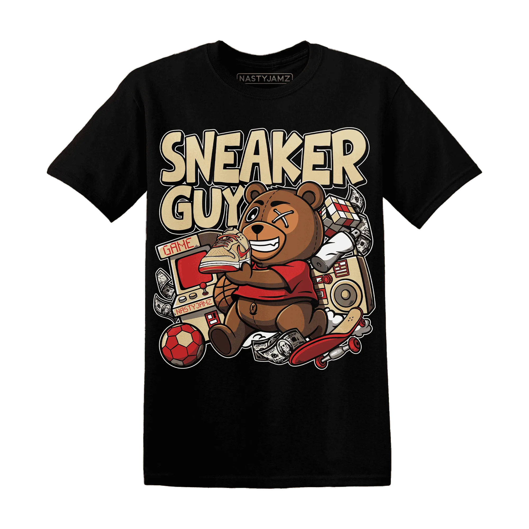 Dunk-Strawberry-Waffle-NastyJamz-T-Shirt-Match-Sneaker-BER