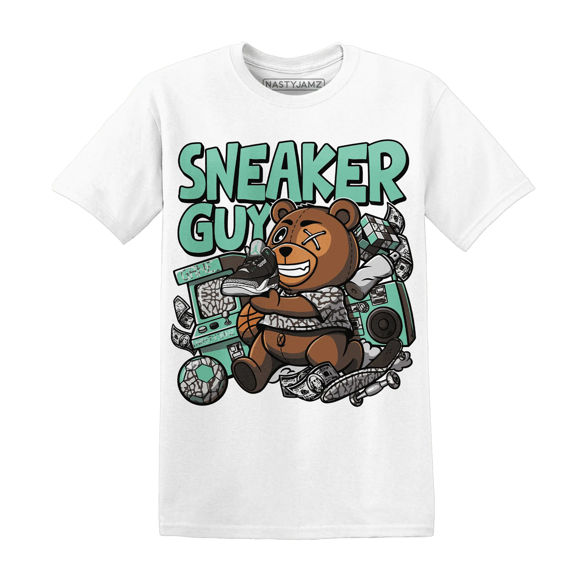 Green-Glow-3s-T-Shirt-Match-Sneaker-BER