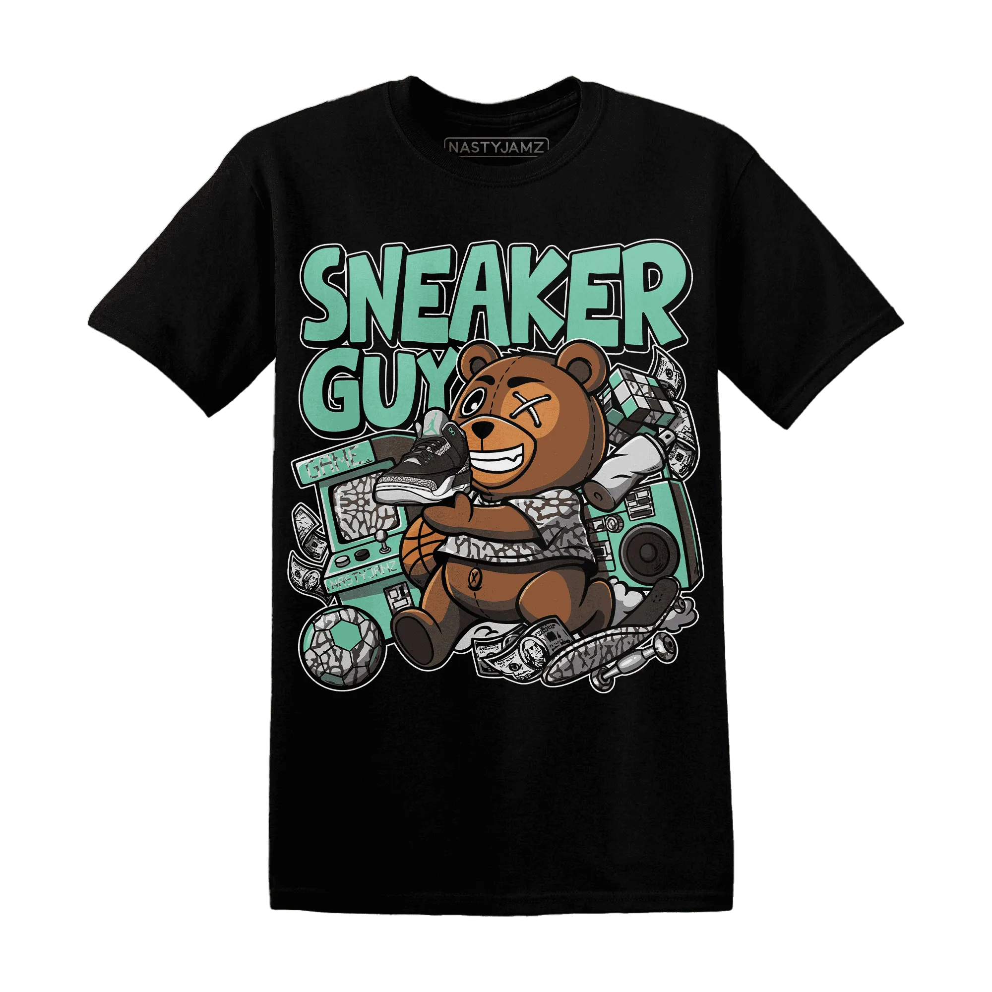 Green-Glow-3s-T-Shirt-Match-Sneaker-BER