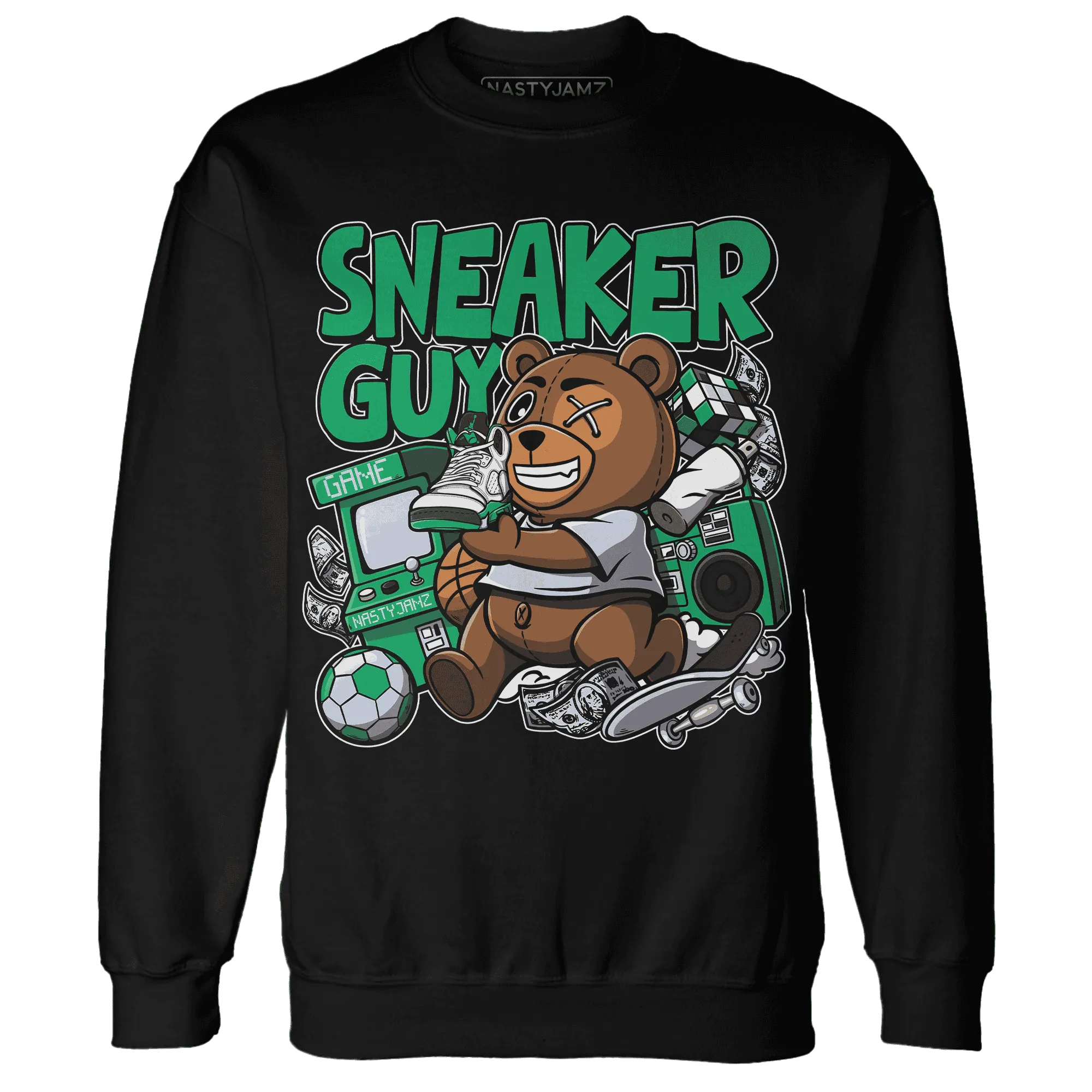 Lucky-Green-5s-Sweatshirt-Match-Sneaker-BER
