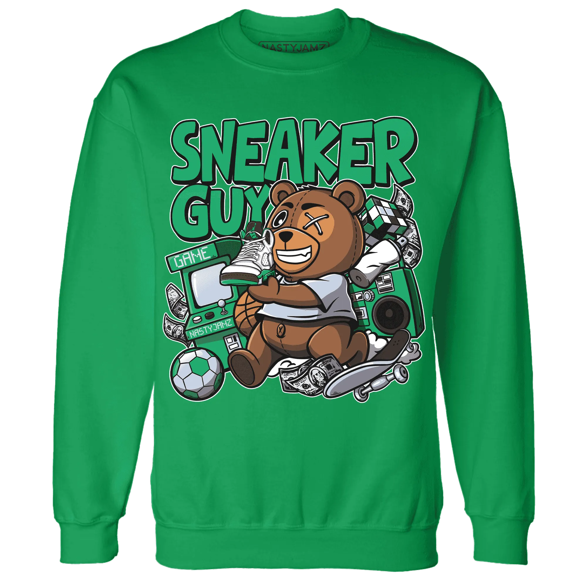 Lucky-Green-5s-Sweatshirt-Match-Sneaker-BER