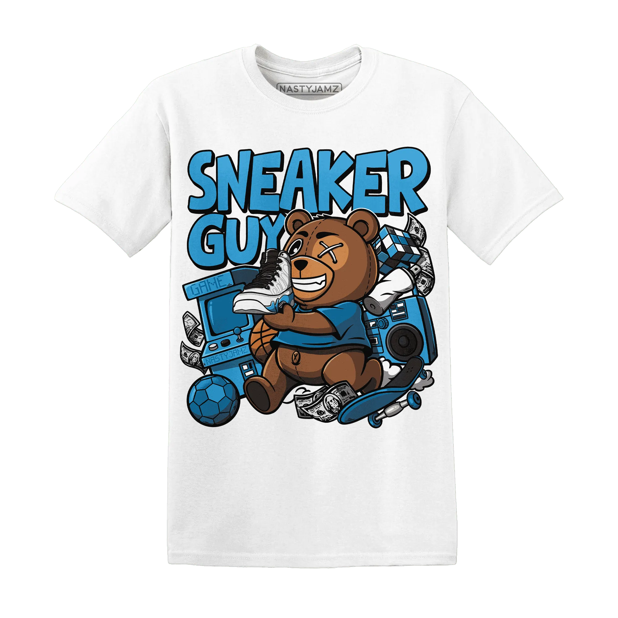 Powder-Blue-9s-T-Shirt-Match-Sneaker-BER