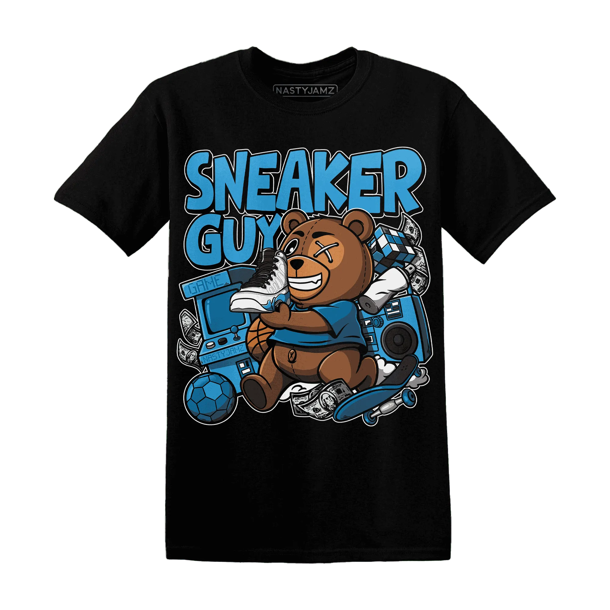 Powder-Blue-9s-T-Shirt-Match-Sneaker-BER