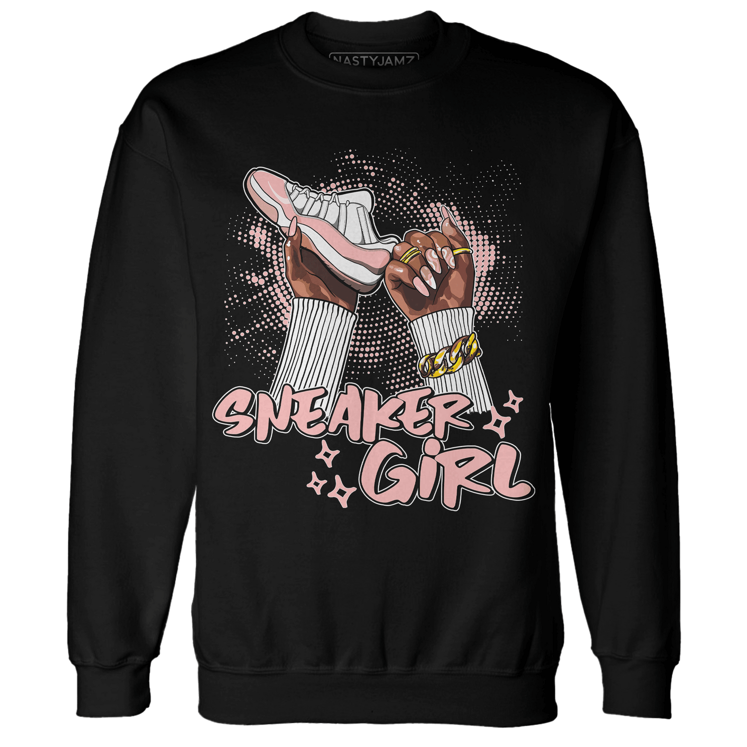 Low Legend Pink 11s Sweatshirt Match Sneaker Girl Nail - NastyJamz