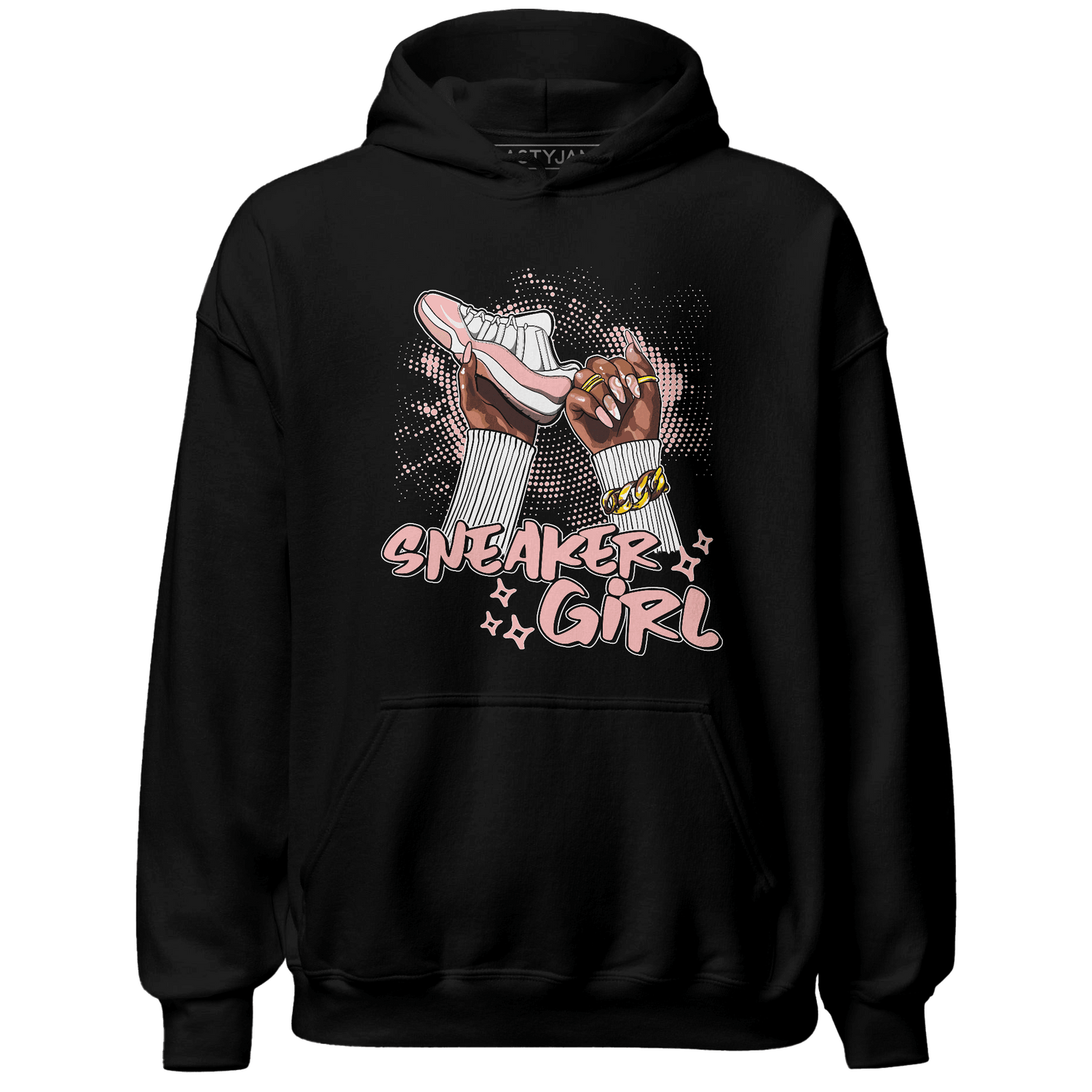 Low Legend Pink 11s Hoodie Match Sneaker Girl Nail - NastyJamz