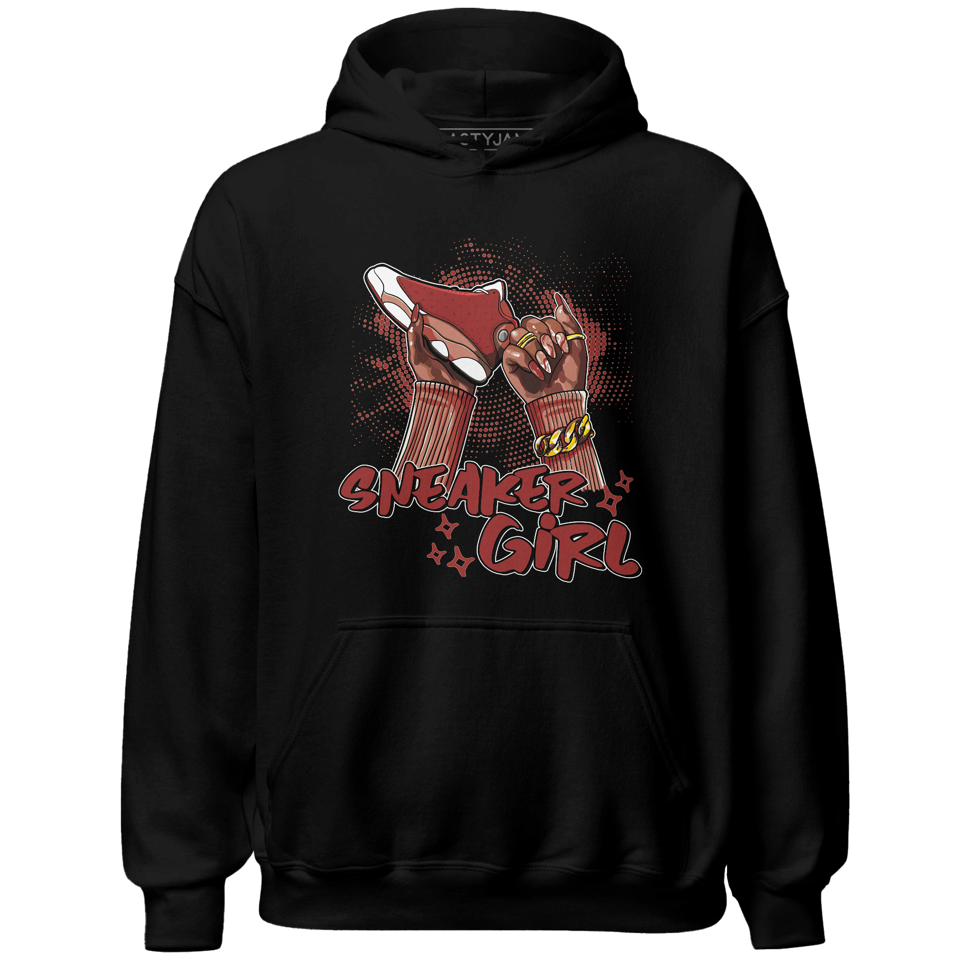 Dune Red 13s Hoodie Match Sneaker Girl Nail - NastyJamz