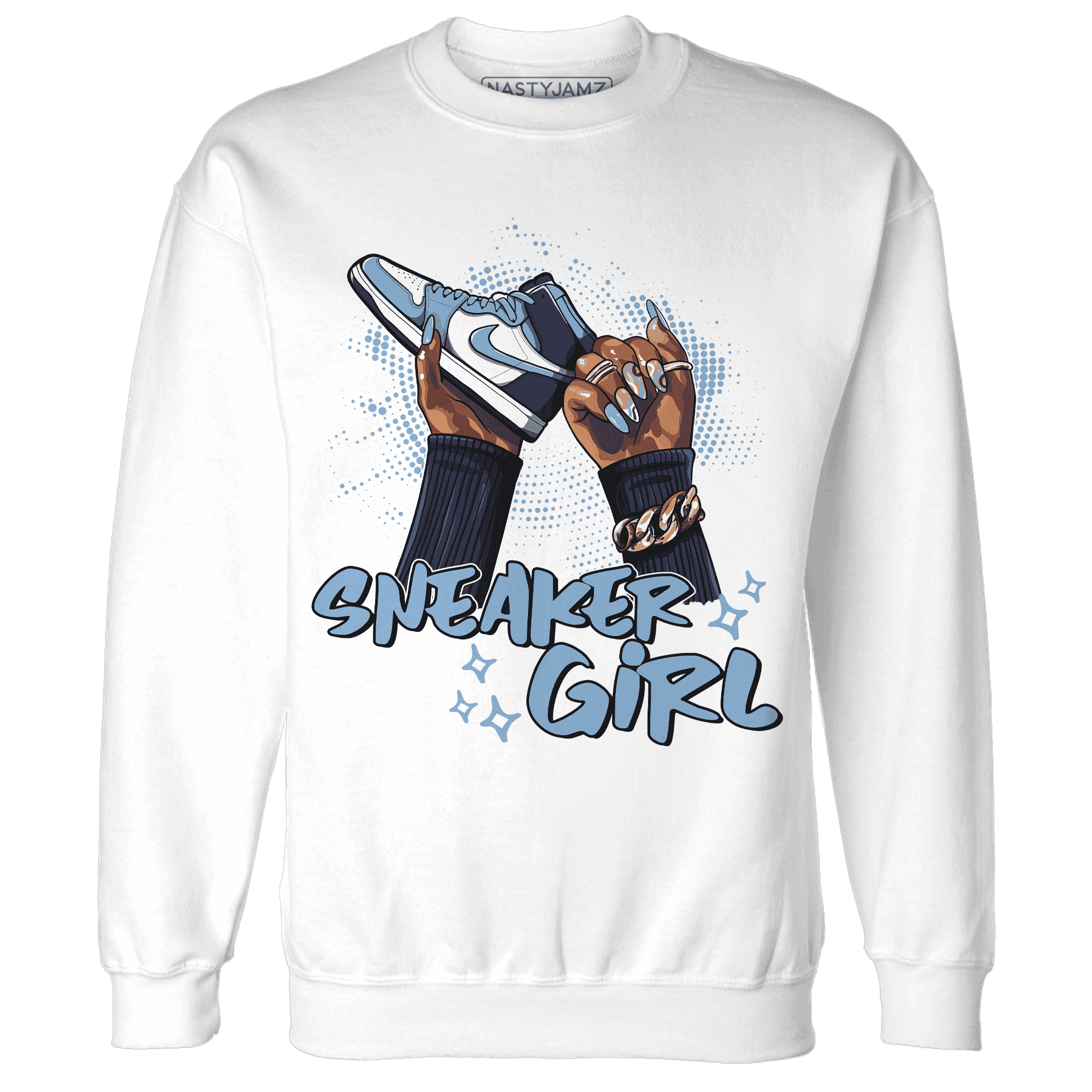 First In Flight 1s Sweatshirt Match Sneaker Girl Nail - NastyJamz