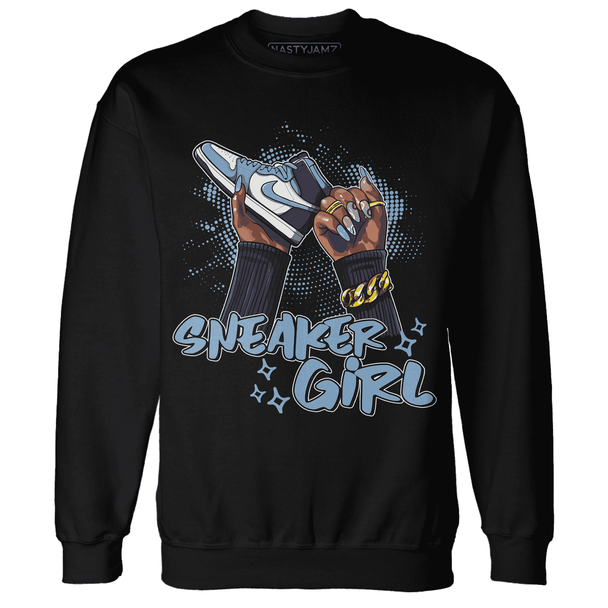 First In Flight 1s Sweatshirt Match Sneaker Girl Nail - NastyJamz