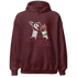 High White Team Red 1s Hoodie Match Sneaker Girl Nail - NastyJamz
