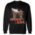Georgia Peach 3s Sweatshirt Match Sneaker Girl Nail - NastyJamz