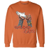Georgia Peach 3s Sweatshirt Match Sneaker Girl Nail - NastyJamz