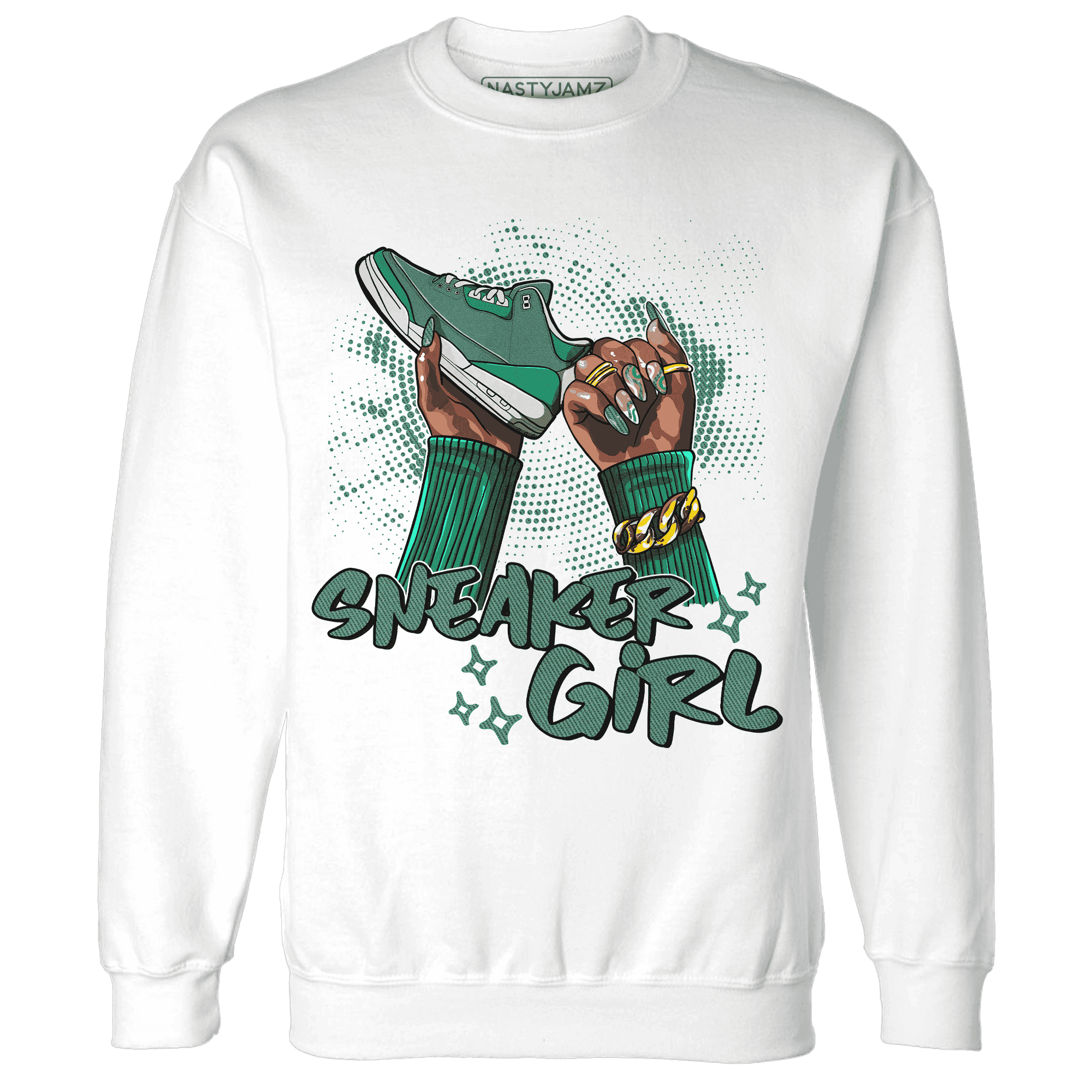 Nina CN Abney 3s Sweatshirt Match Sneaker Girl Nail - NastyJamz