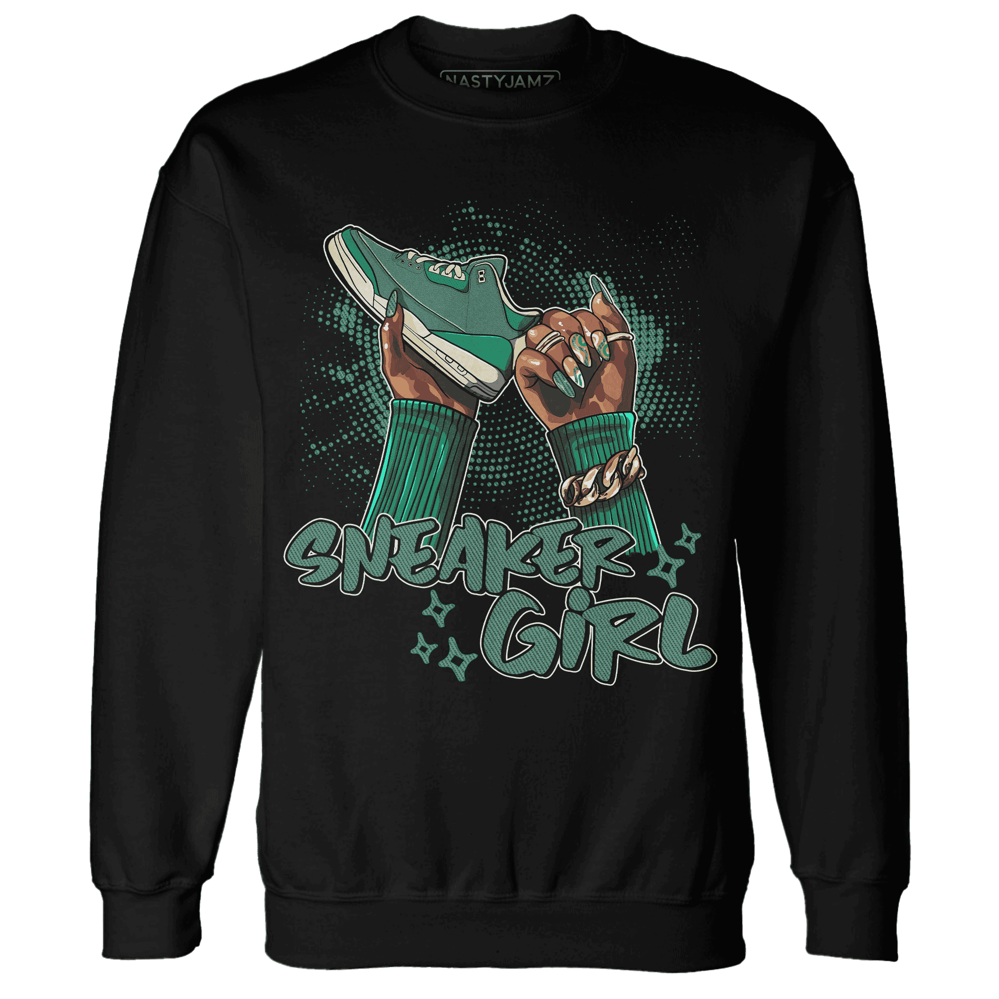 Nina CN Abney 3s Sweatshirt Match Sneaker Girl Nail - NastyJamz