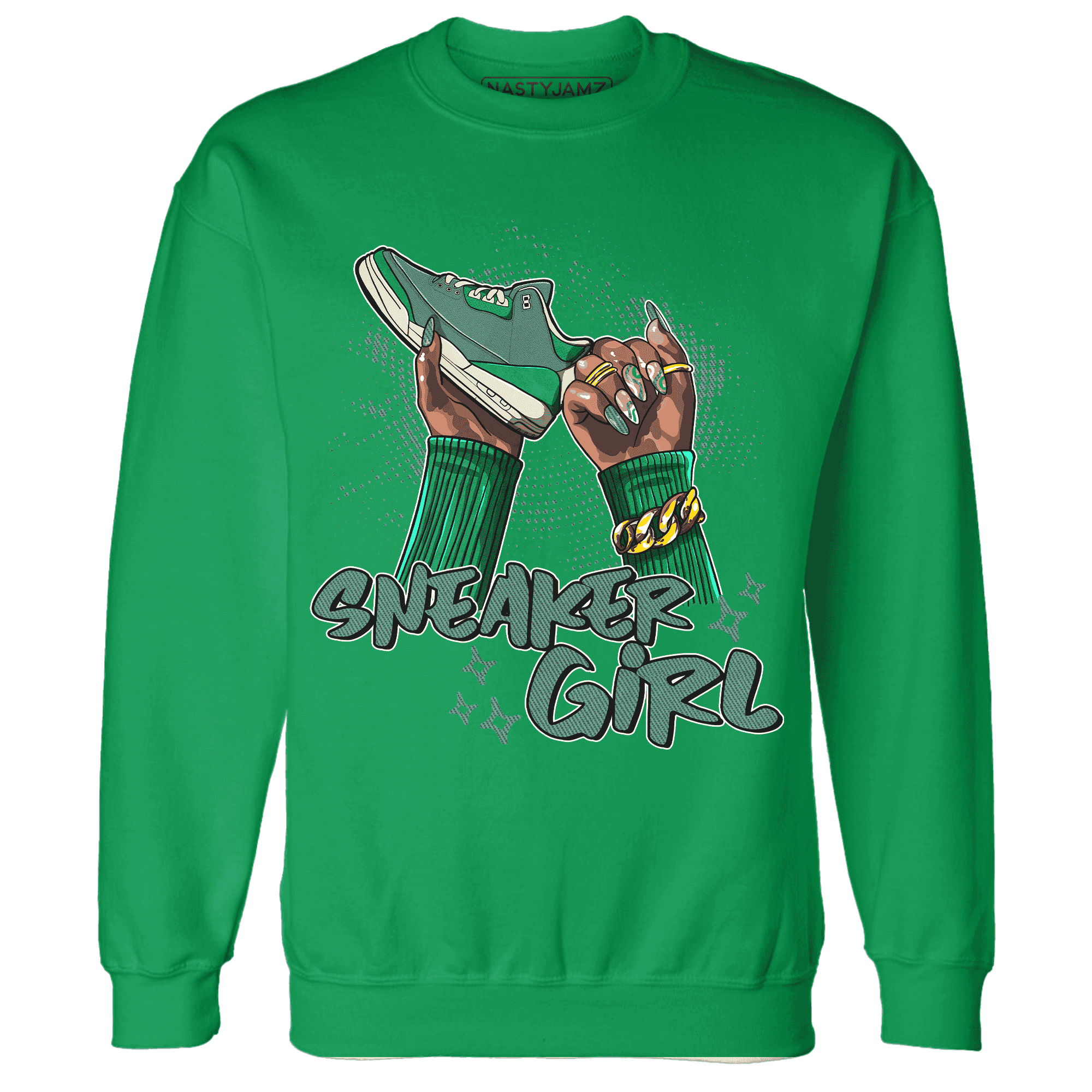 Nina CN Abney 3s Sweatshirt Match Sneaker Girl Nail - NastyJamz