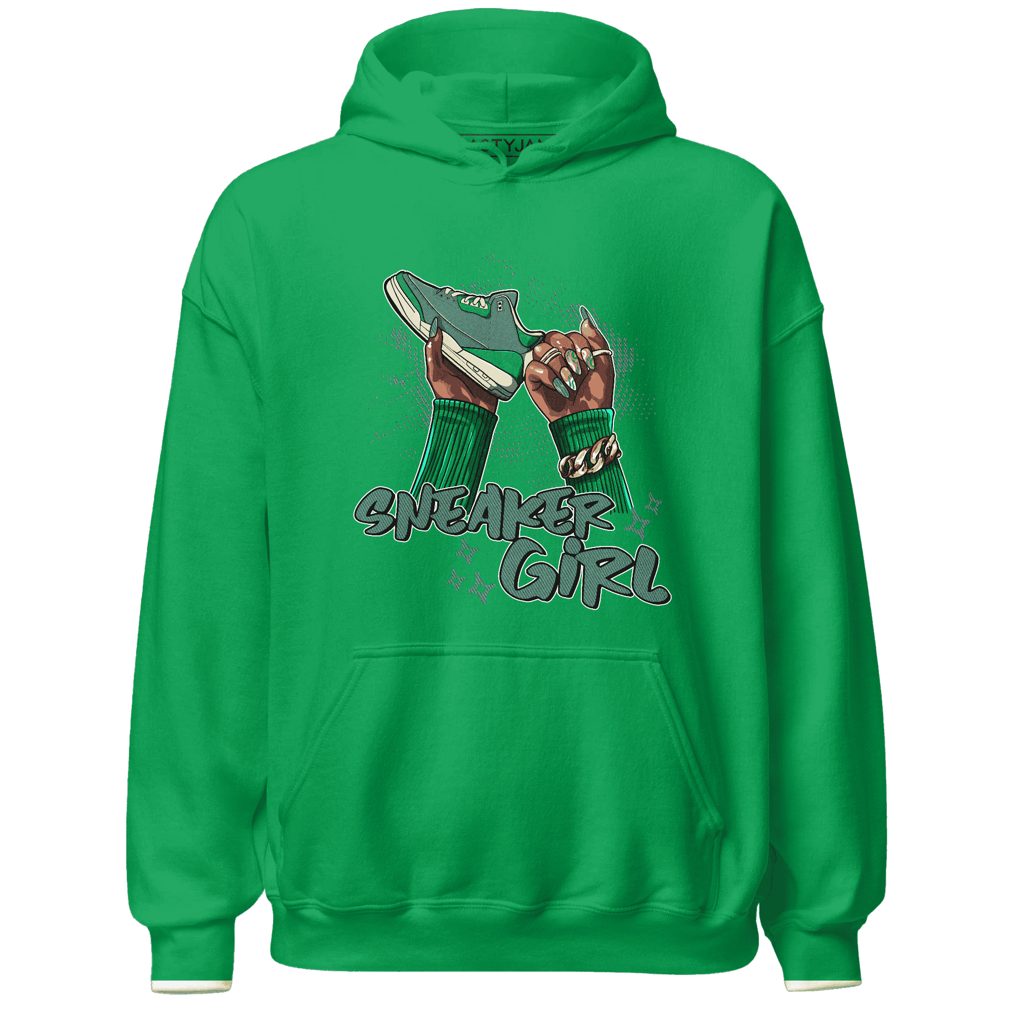 Nina CN Abney 3s Hoodie Match Sneaker Girl Nail - NastyJamz