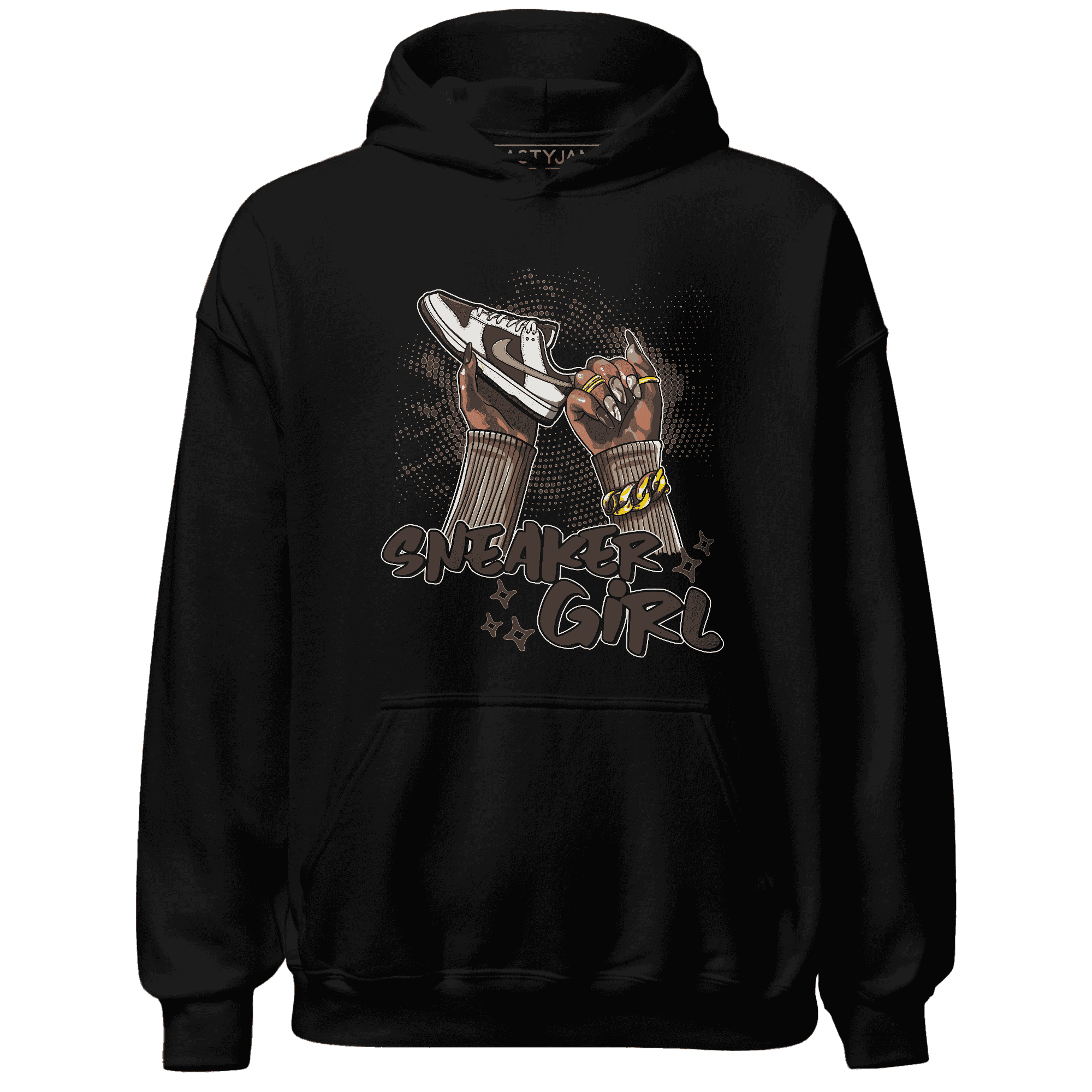 Dunk Low Baroque Brown Hoodie Match Sneaker Girl Nail - NastyJamz