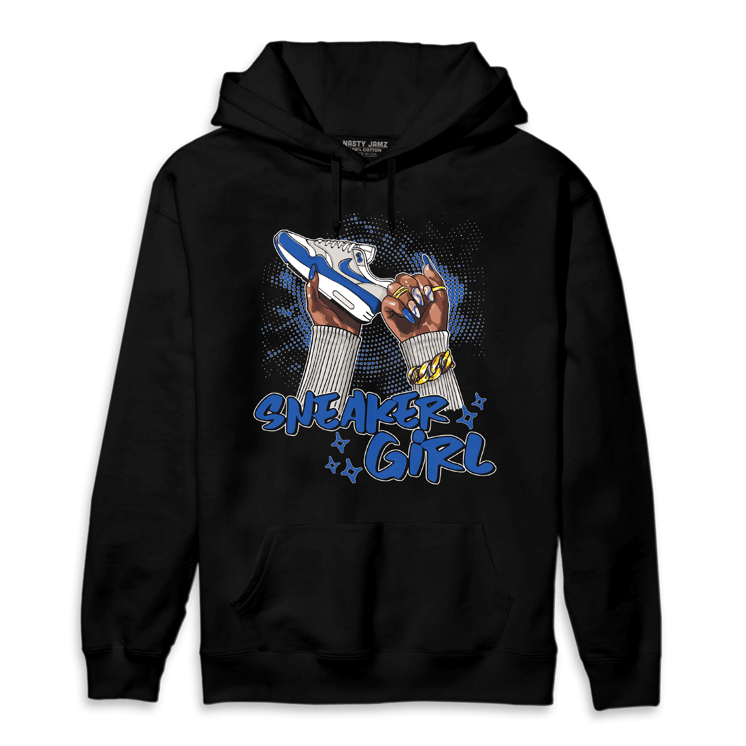 Air Max 1 86 Royal Hoodie Match Sneaker Girl Nail - NastyJamz