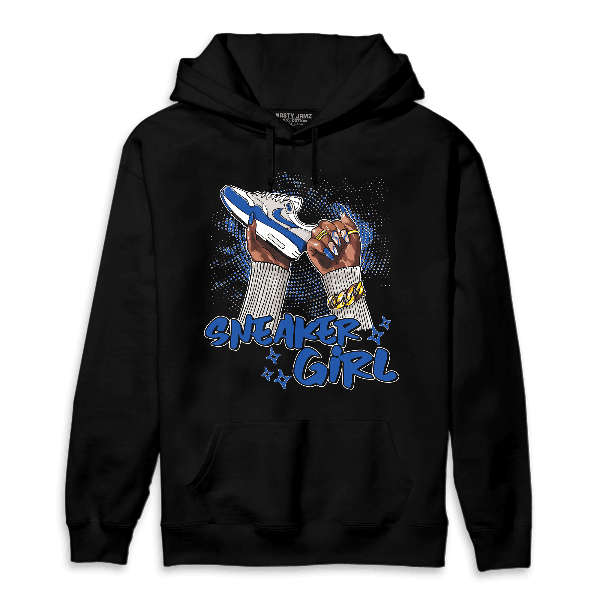 Air Max 1 86 Royal Hoodie Match Sneaker Girl Nail - NastyJamz