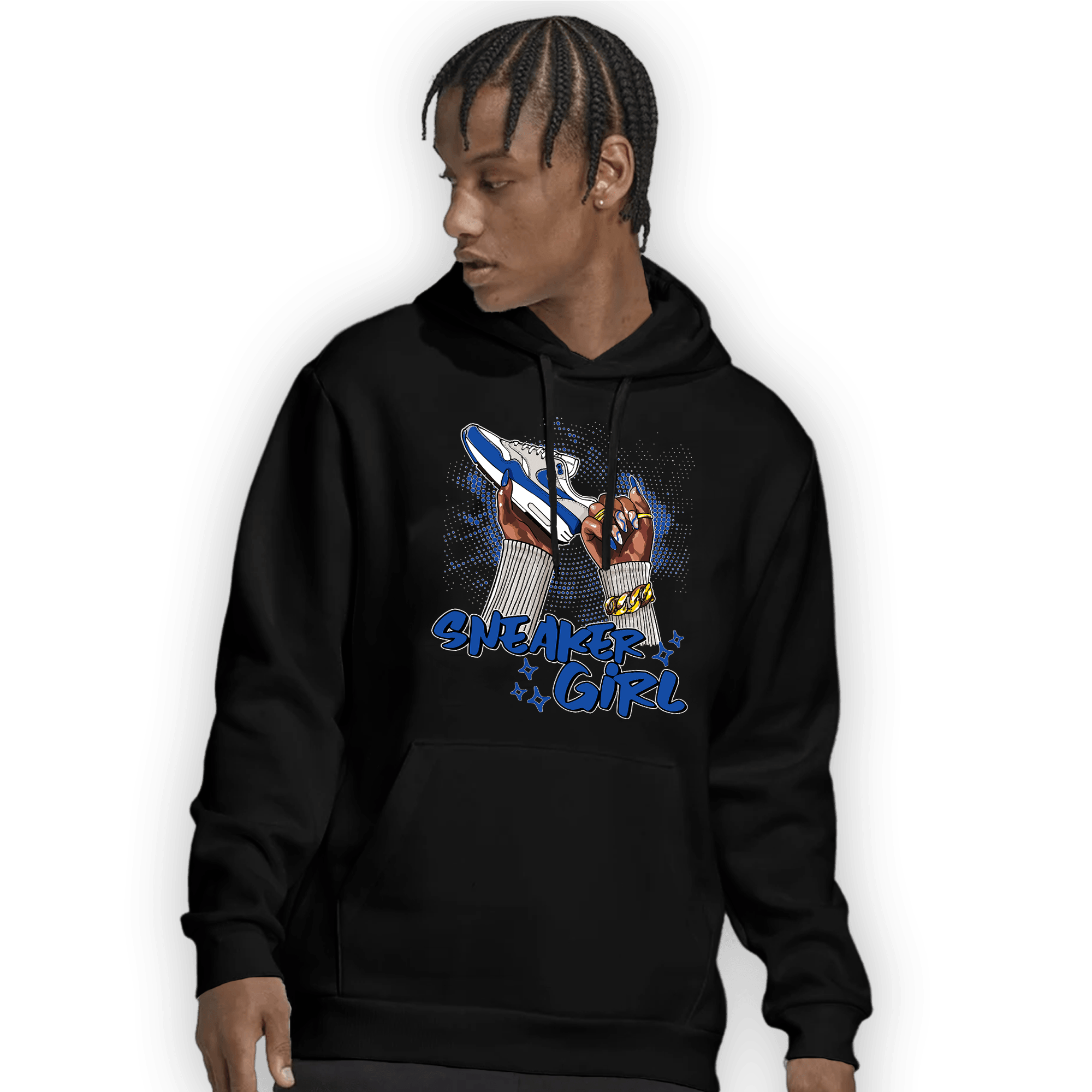 Air Max 1 86 Royal Hoodie Match Sneaker Girl Nail - NastyJamz