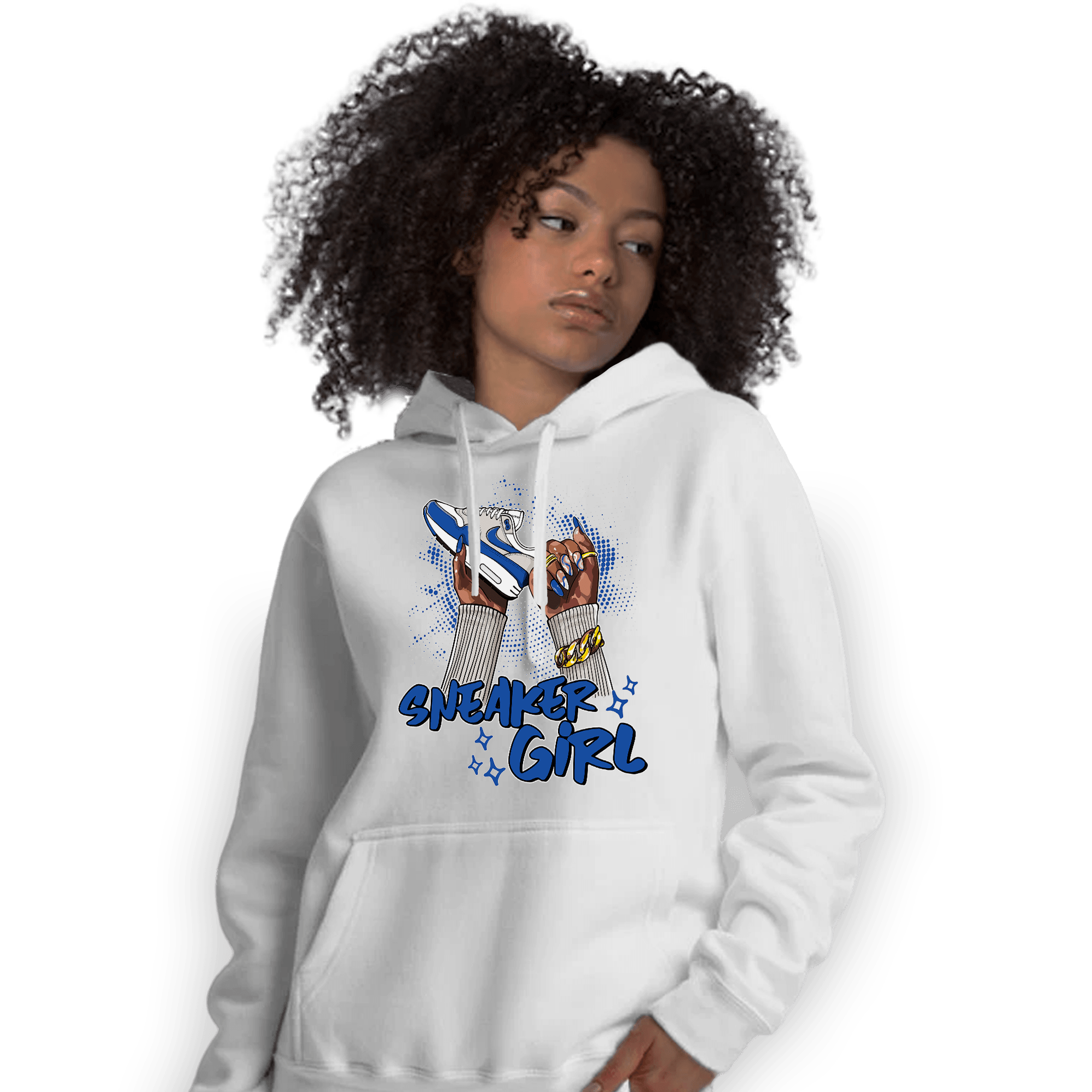 Air Max 1 86 Royal Hoodie Match Sneaker Girl Nail - NastyJamz