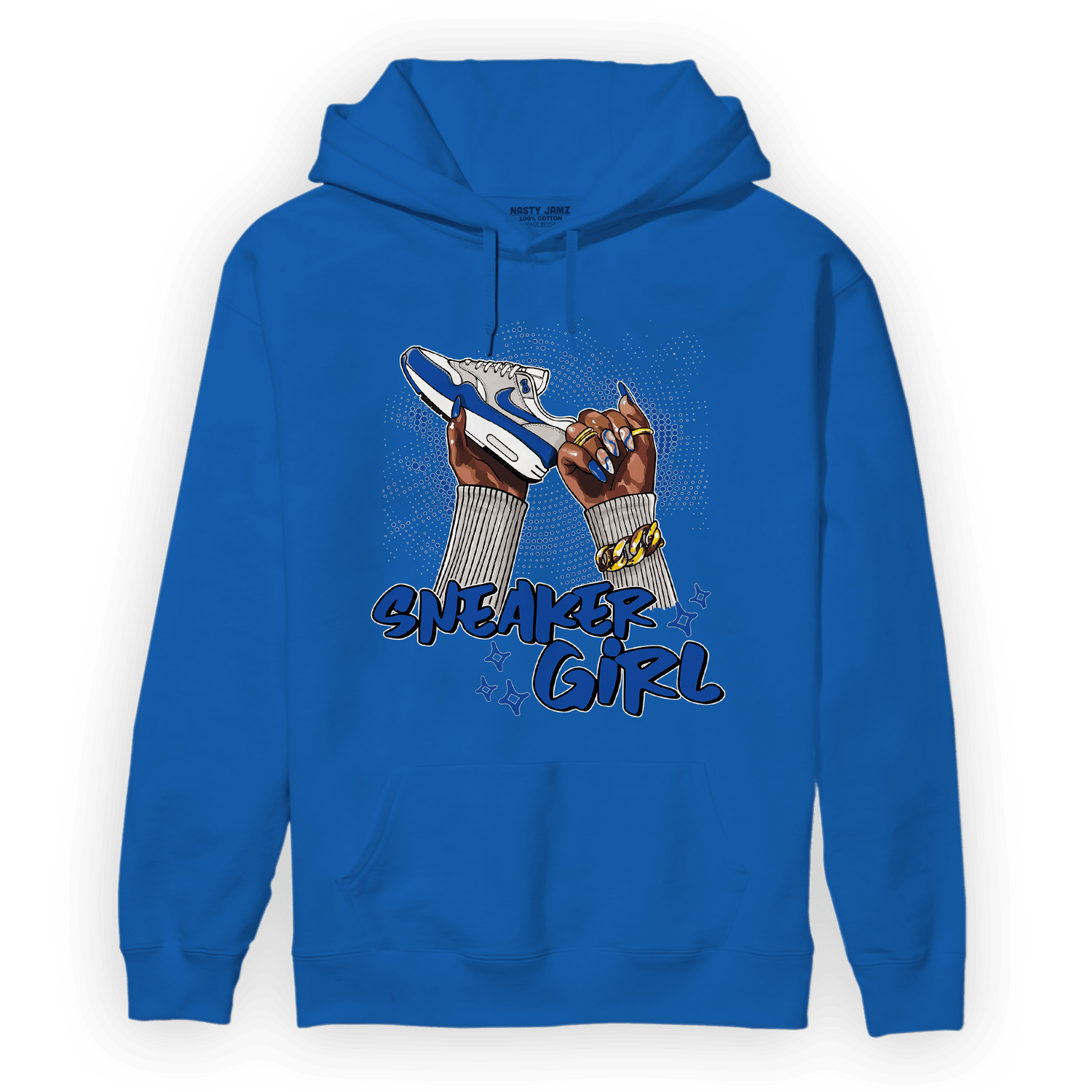 Air Max 1 86 Royal Hoodie Match Sneaker Girl Nail - NastyJamz