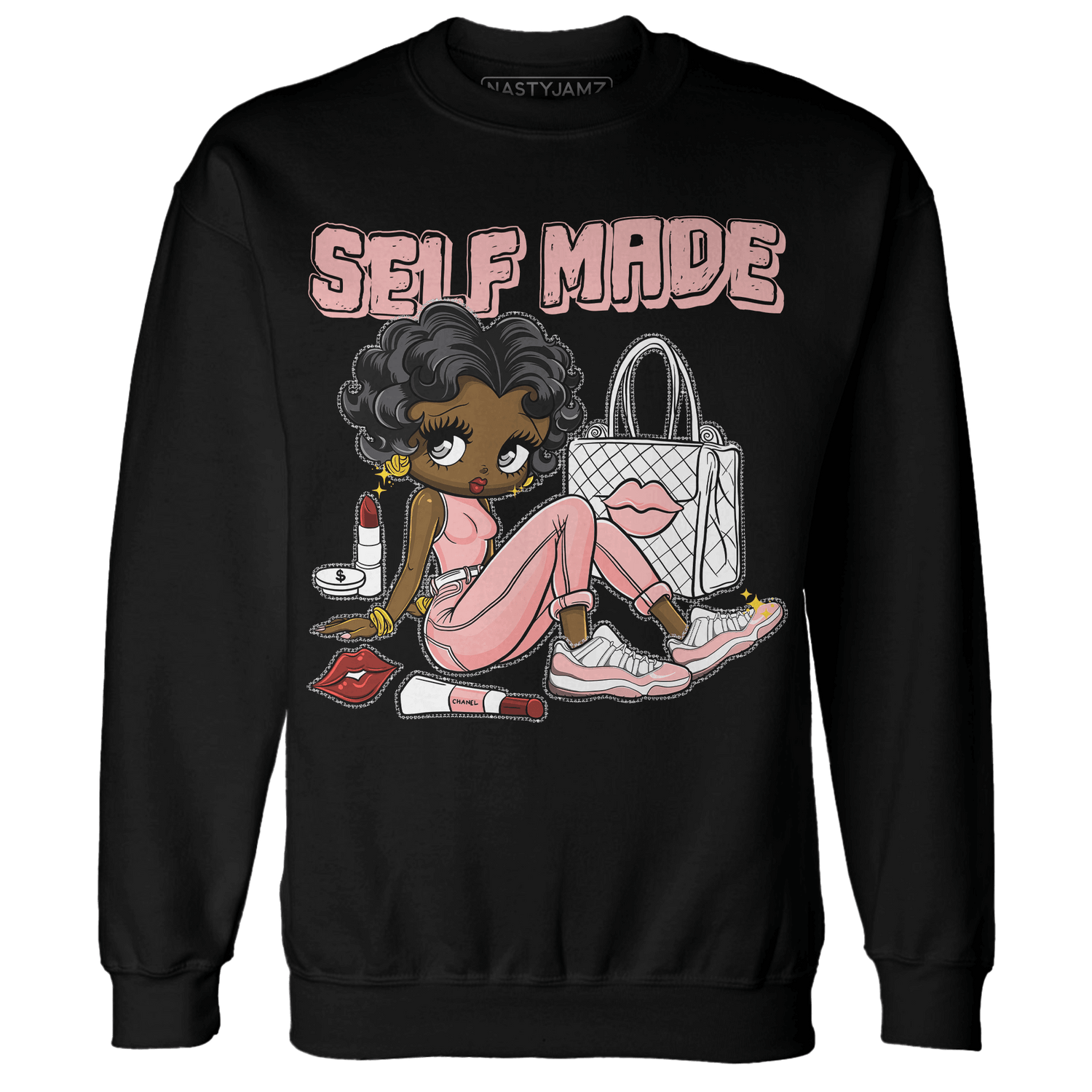 Low Legend Pink 11s Sweatshirt Match Sneaker Girl Selfmade - NastyJamz