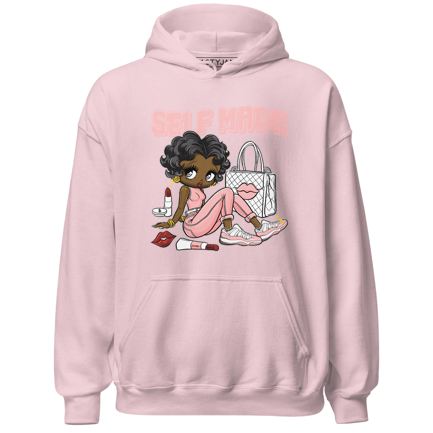 Low Legend Pink 11s Hoodie Match Sneaker Girl Selfmade - NastyJamz
