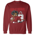 Retro Red Taxi 12s Sweatshirt Match Sneaker Girl Selfmade - NastyJamz