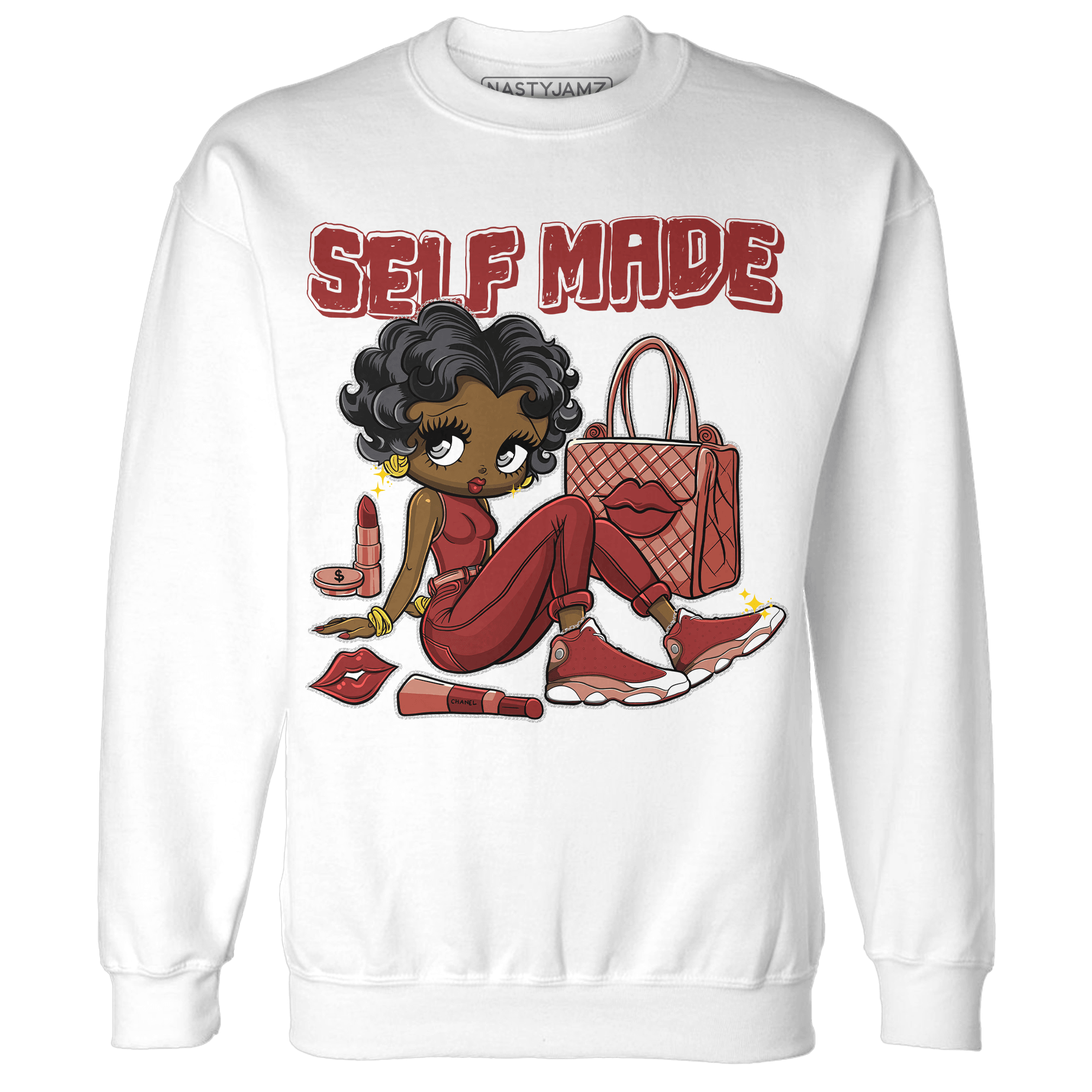 Dune Red 13s Sweatshirt Match Sneaker Girl Selfmade - NastyJamz