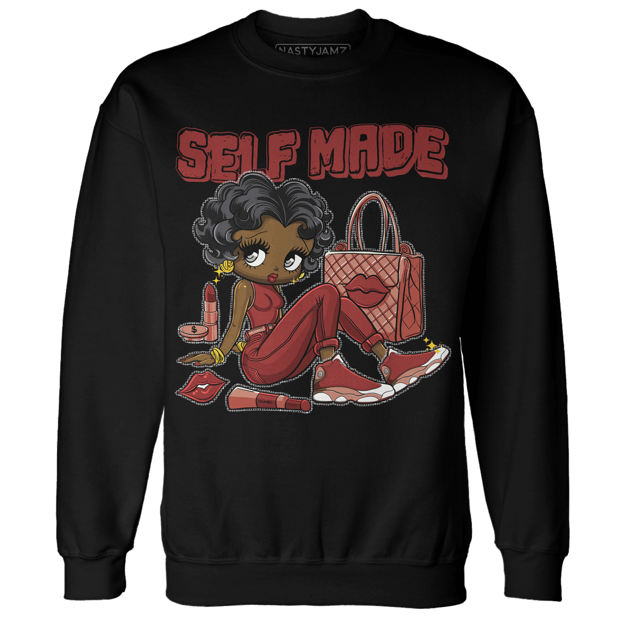 Dune Red 13s Sweatshirt Match Sneaker Girl Selfmade - NastyJamz