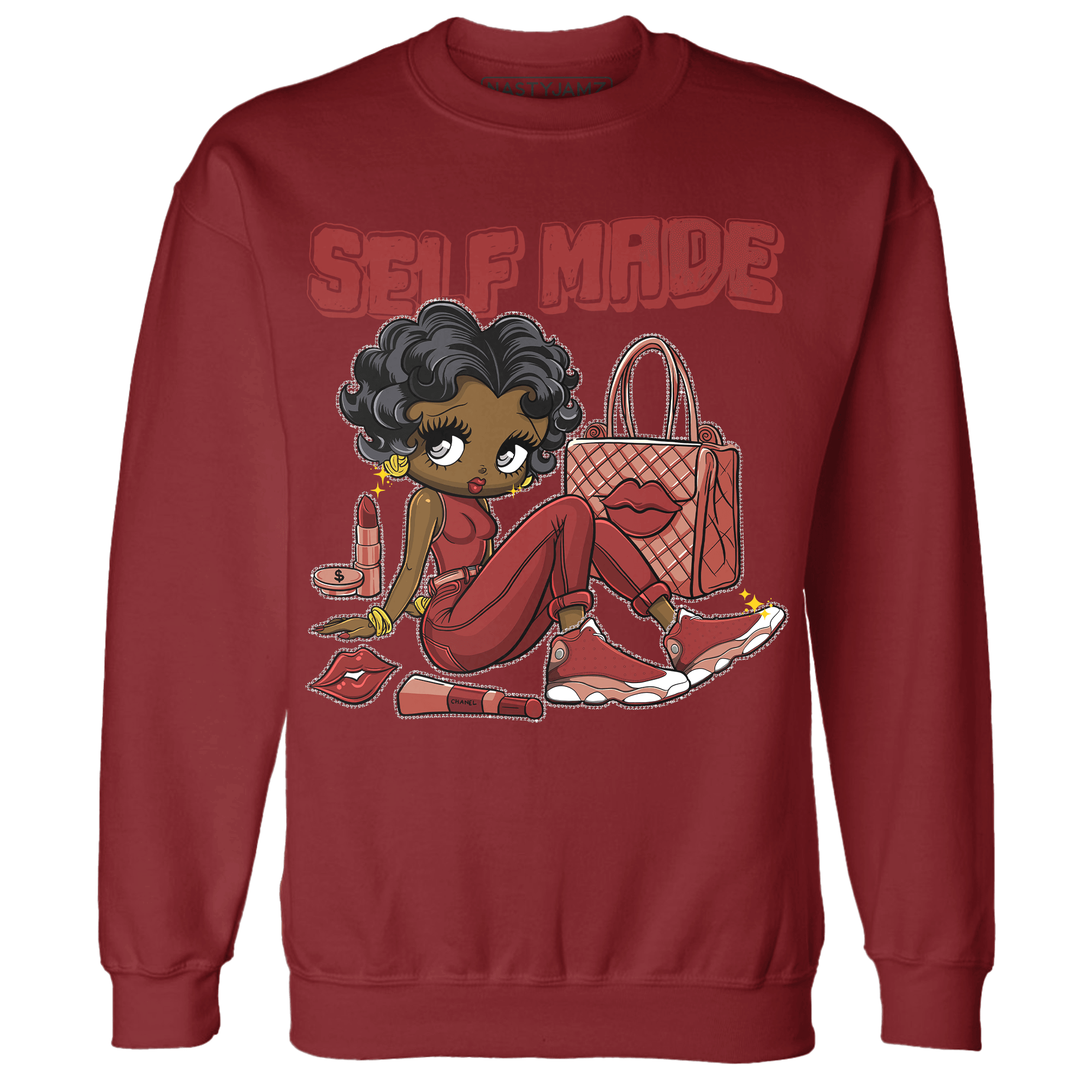 Dune Red 13s Sweatshirt Match Sneaker Girl Selfmade - NastyJamz