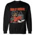 Georgia Peach 3s Sweatshirt Match Sneaker Girl Selfmade - NastyJamz