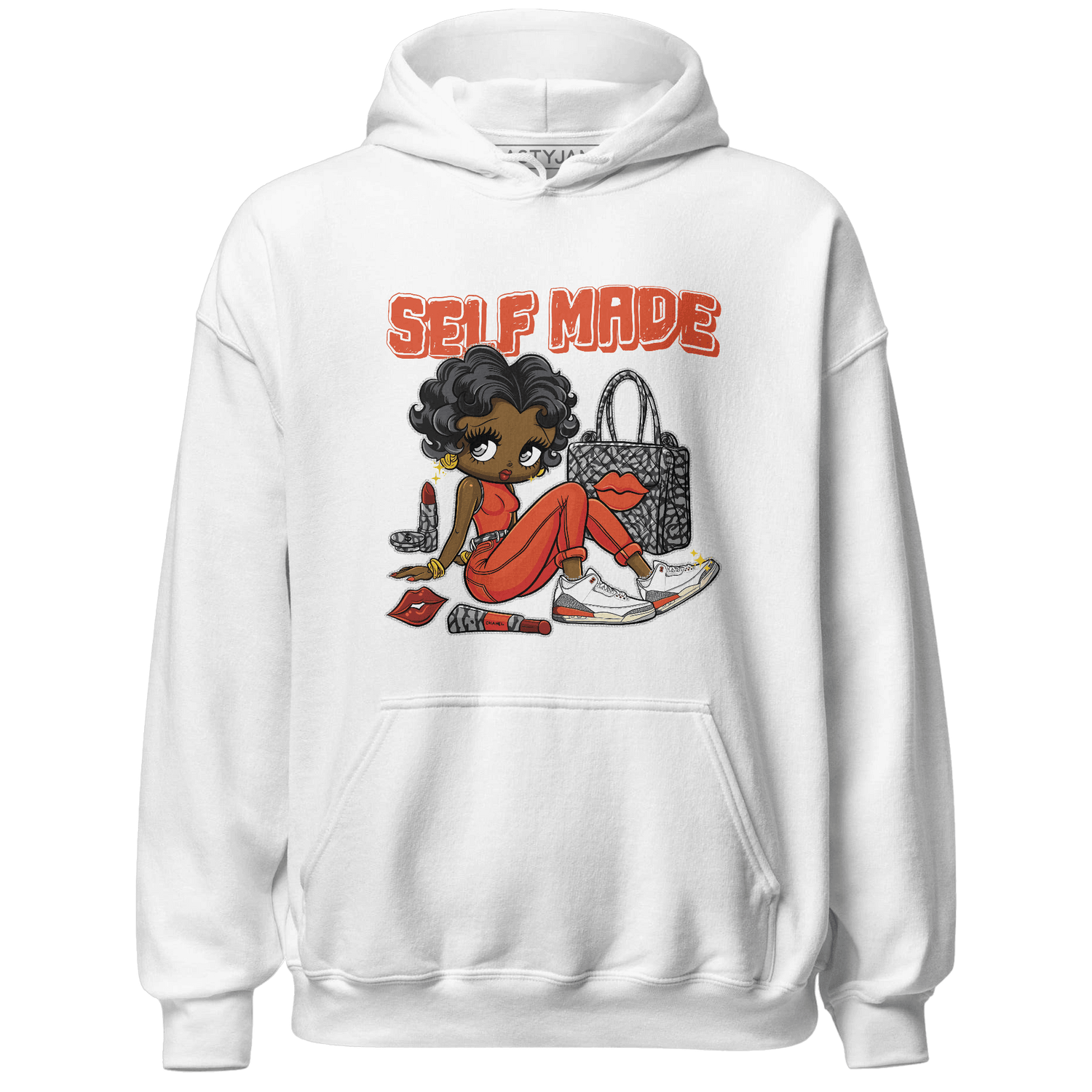 Georgia Peach 3s Hoodie Match Sneaker Girl Selfmade - NastyJamz