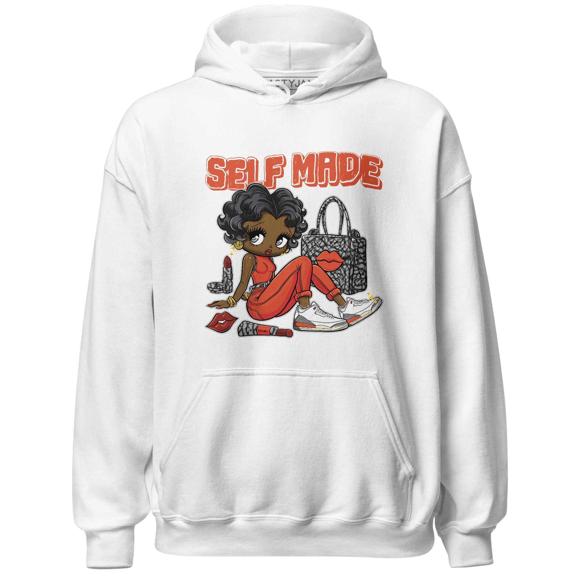 Georgia Peach 3s Hoodie Match Sneaker Girl Selfmade - NastyJamz