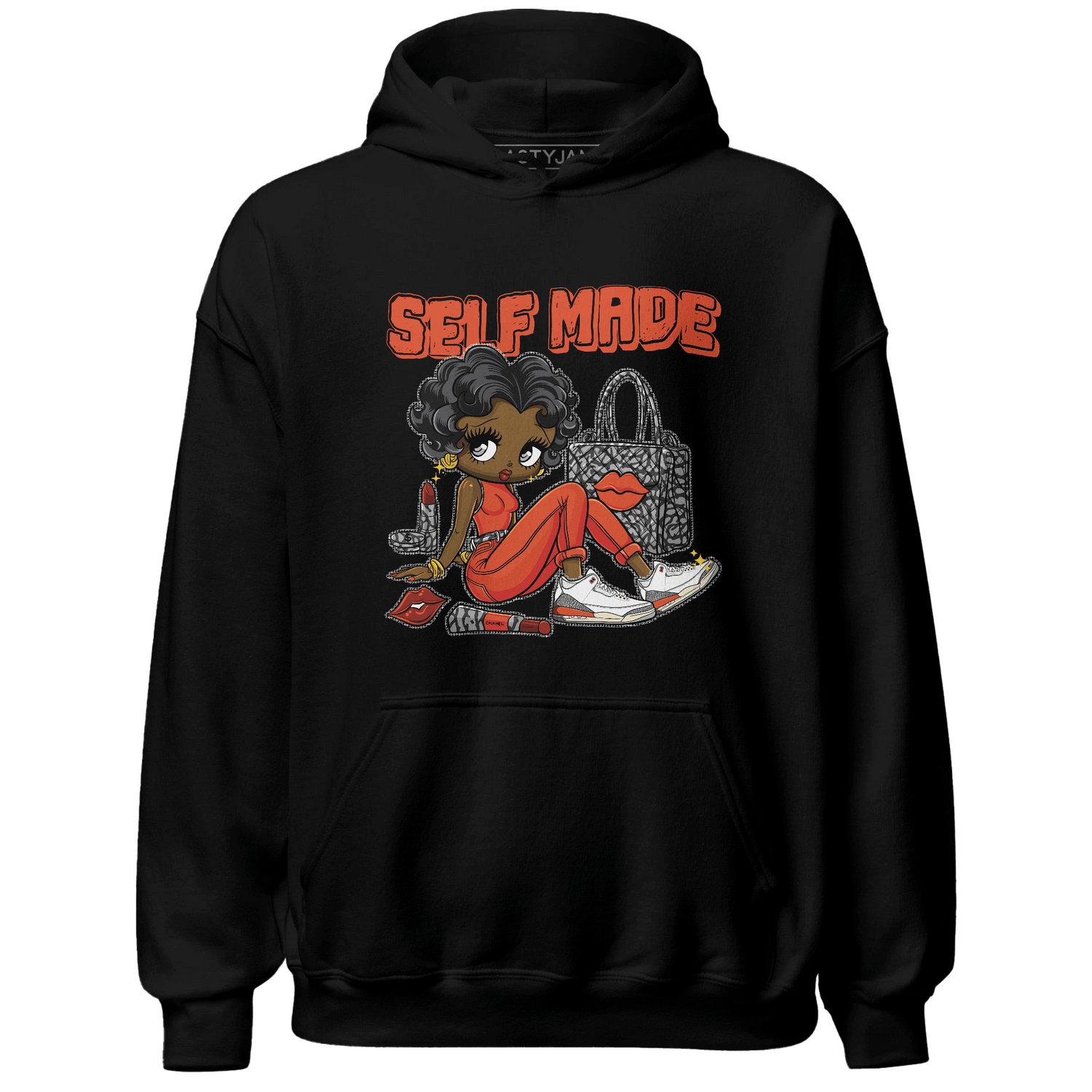 Georgia Peach 3s Hoodie Match Sneaker Girl Selfmade - NastyJamz
