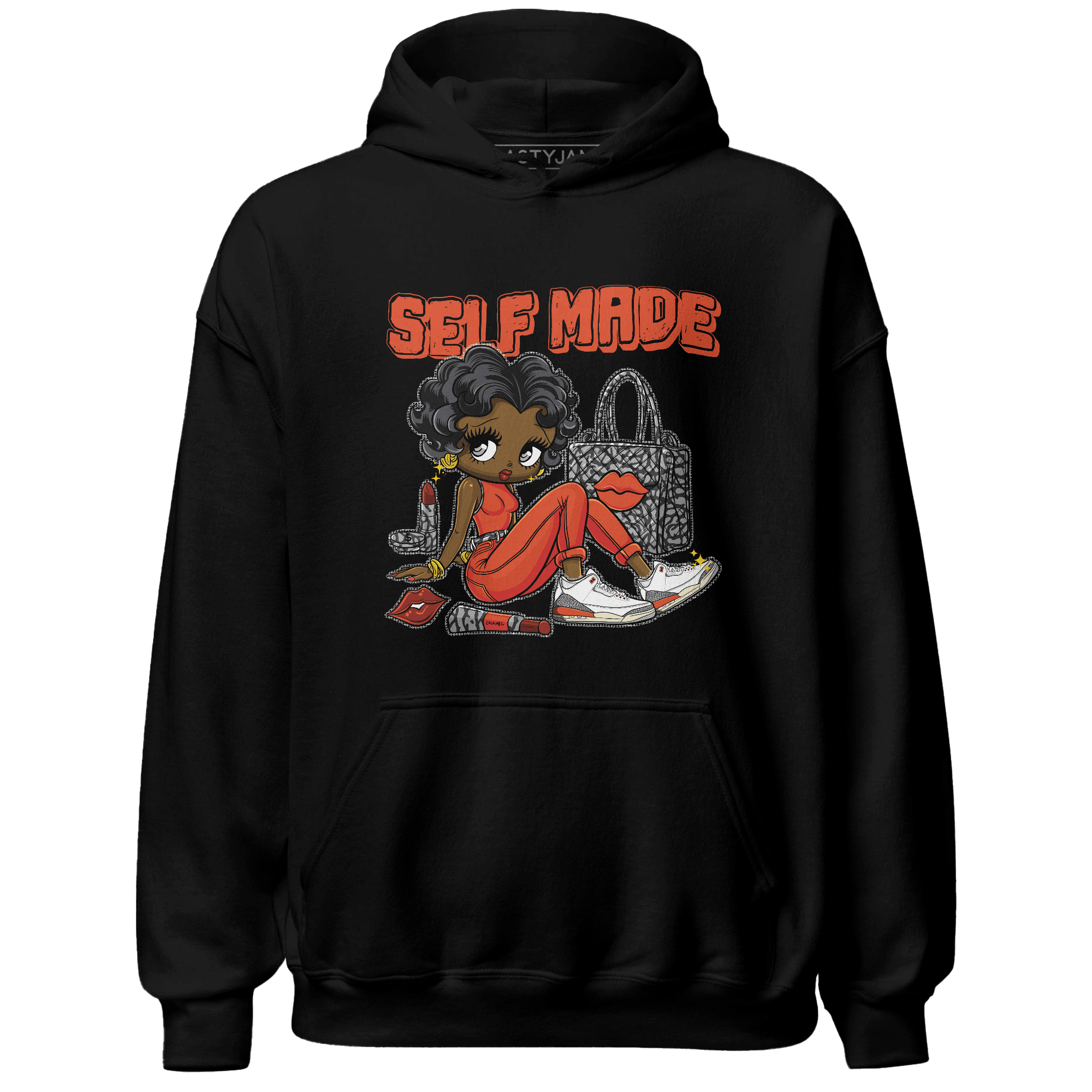 Georgia Peach 3s Hoodie Match Sneaker Girl Selfmade - NastyJamz