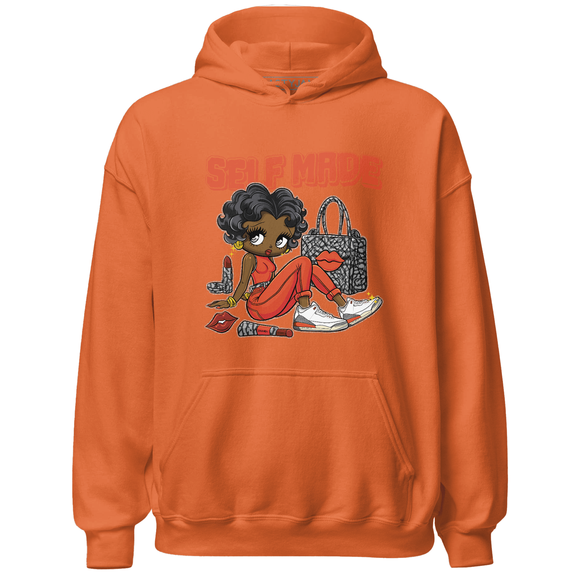 Georgia Peach 3s Hoodie Match Sneaker Girl Selfmade - NastyJamz