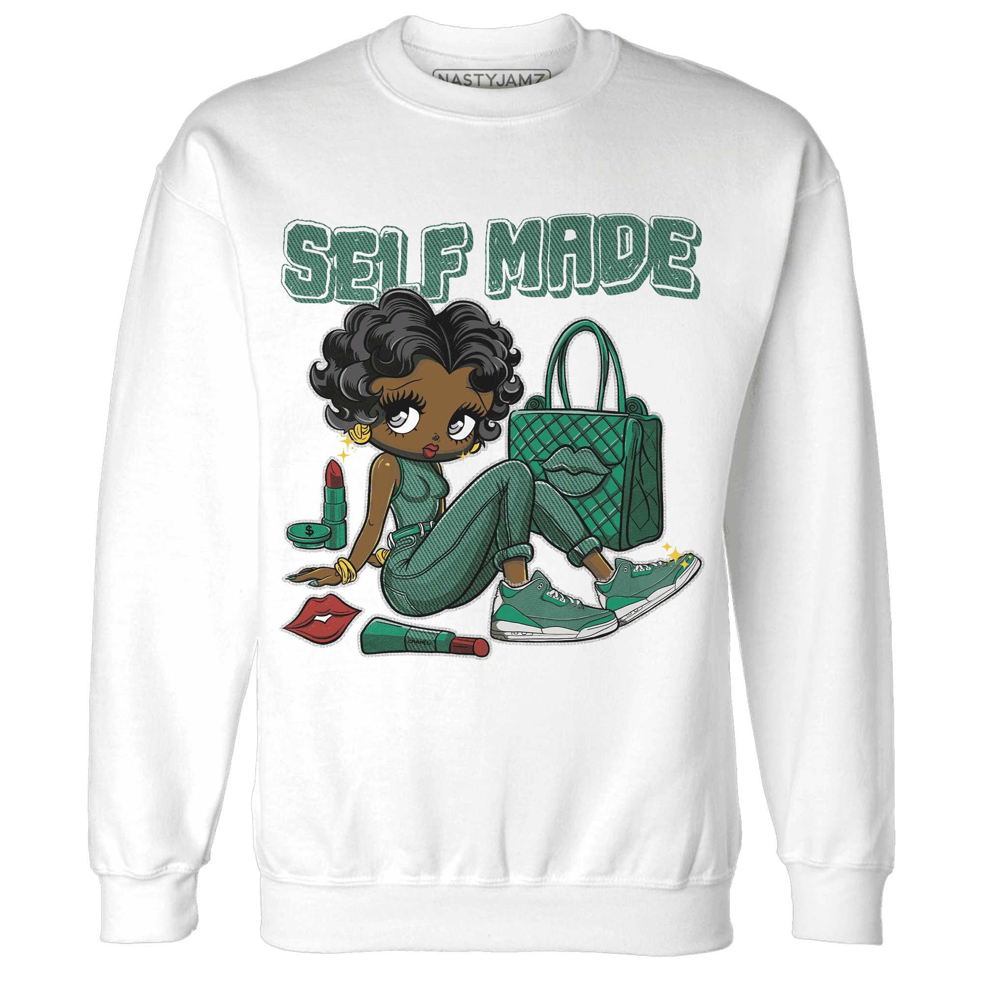 Nina CN Abney 3s Sweatshirt Match Sneaker Girl Selfmade - NastyJamz