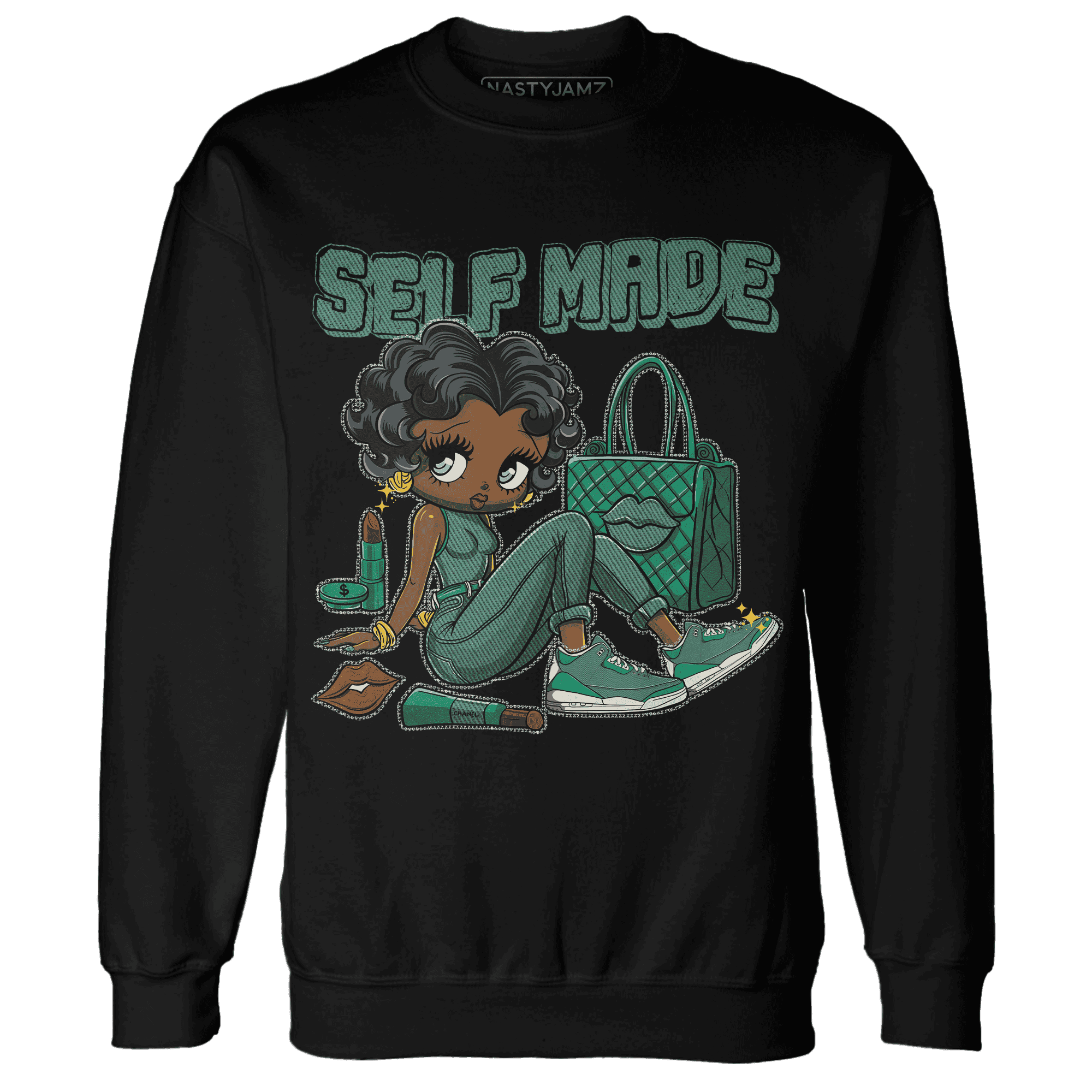 Nina CN Abney 3s Sweatshirt Match Sneaker Girl Selfmade - NastyJamz