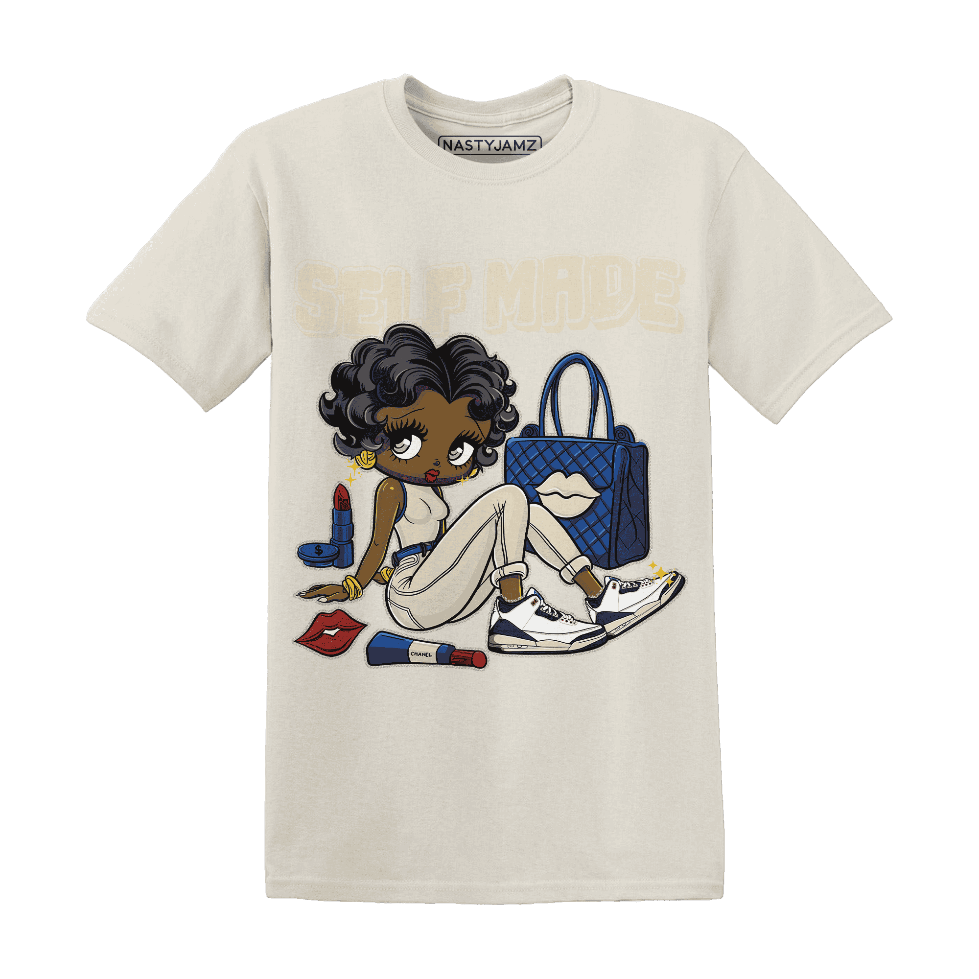 Quaiii 54 3s T Shirt Match Sneaker Girl Selfmade - NastyJamz