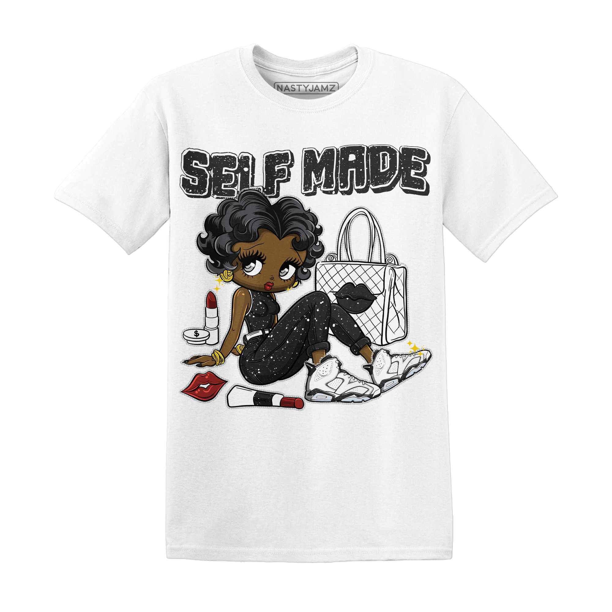 Reverse Oreo 6s T Shirt Match Sneaker Girl Selfmade - NastyJamz