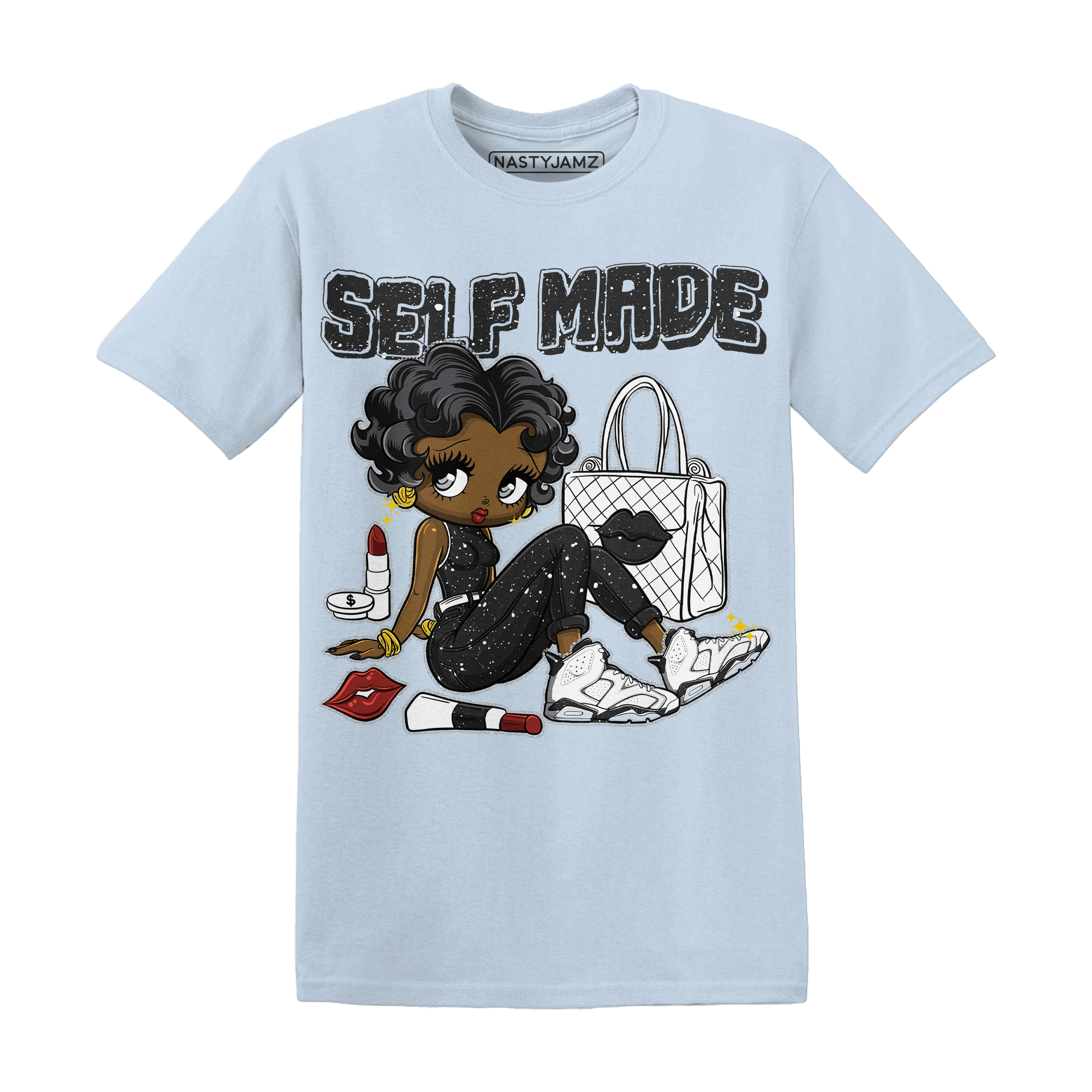Reverse Oreo 6s T Shirt Match Sneaker Girl Selfmade - NastyJamz