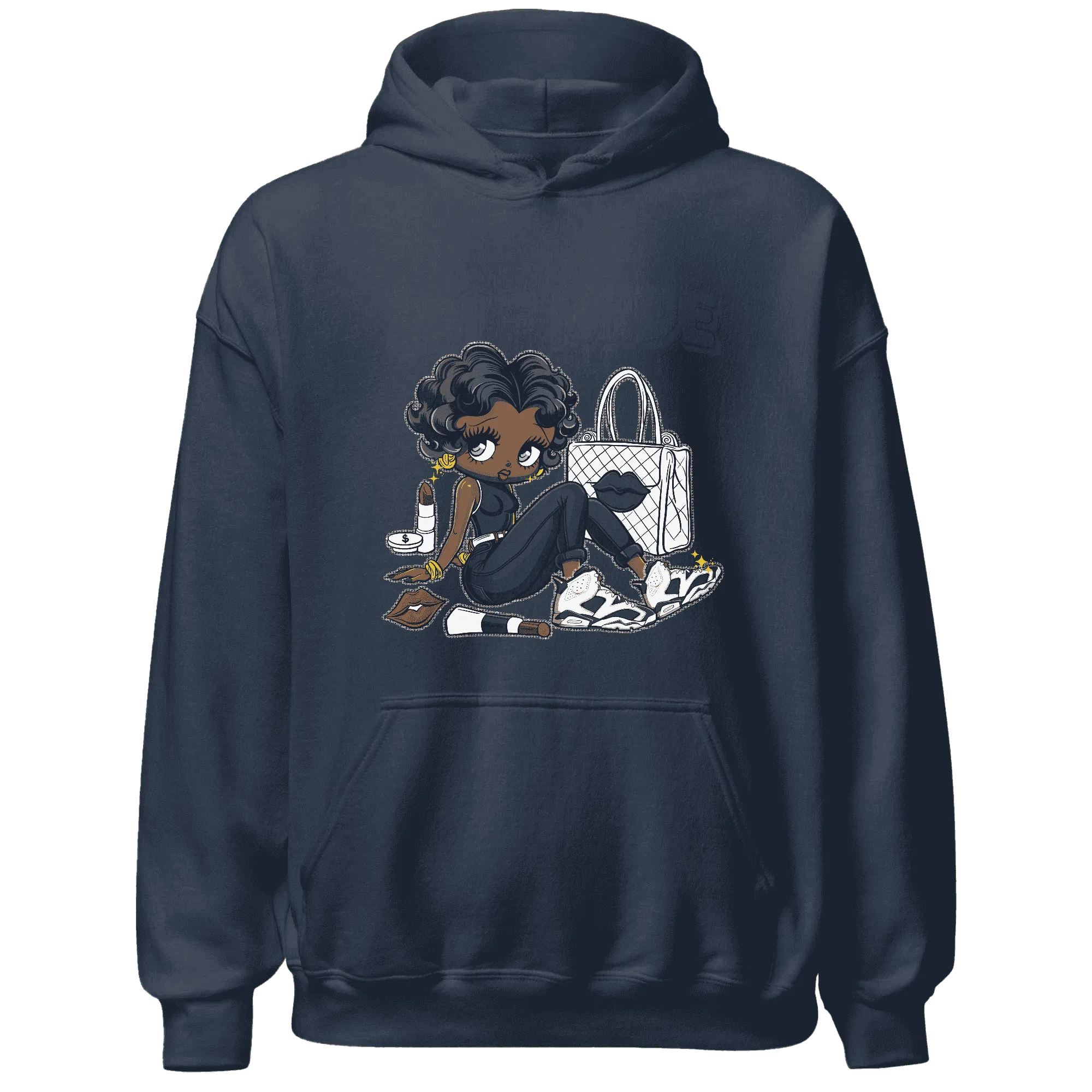 White-Navy-6s-Hoodie-Match-Sneaker-Girl-Selfmade