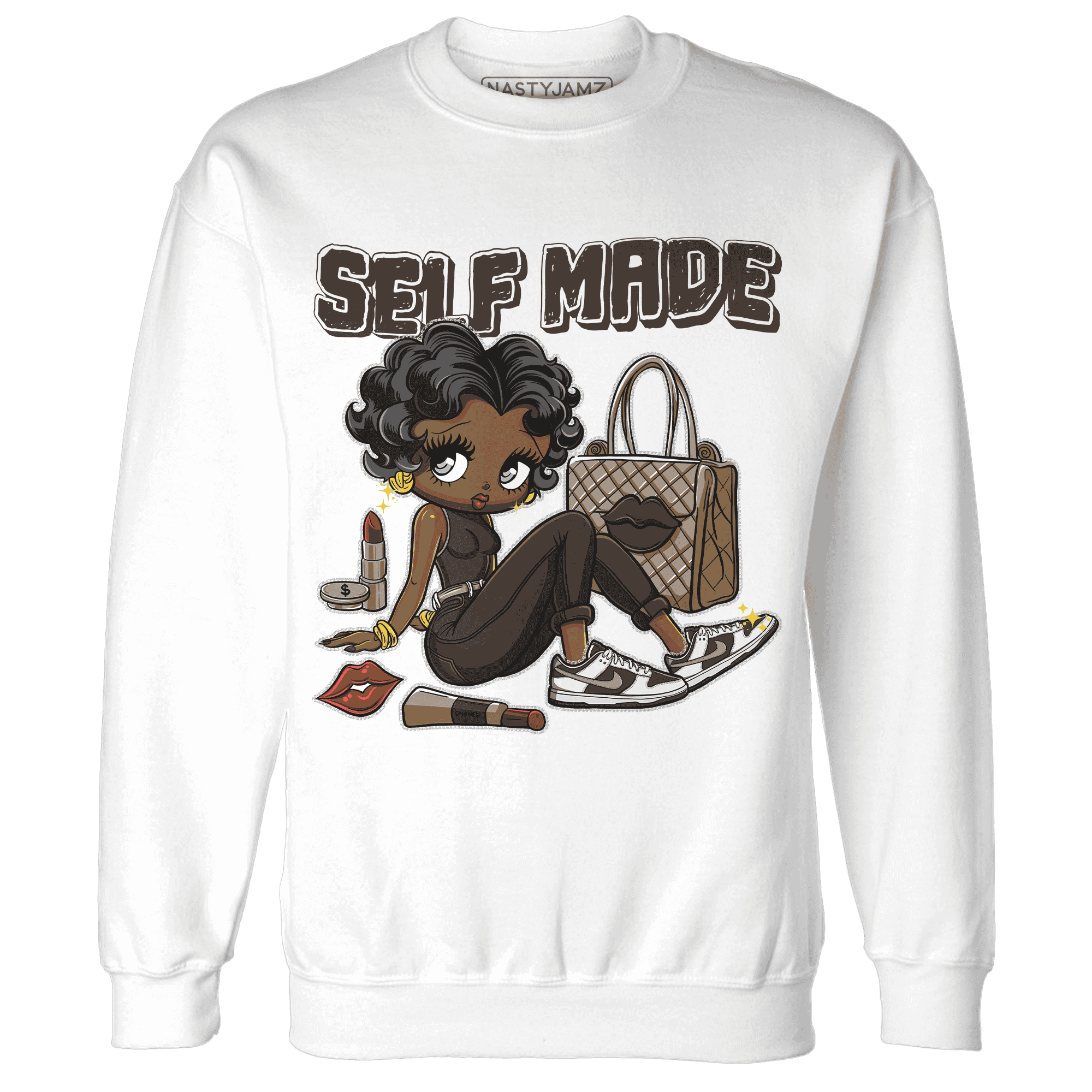 Dunk Low Baroque Brown Sweatshirt Match Sneaker Girl Selfmade - NastyJamz
