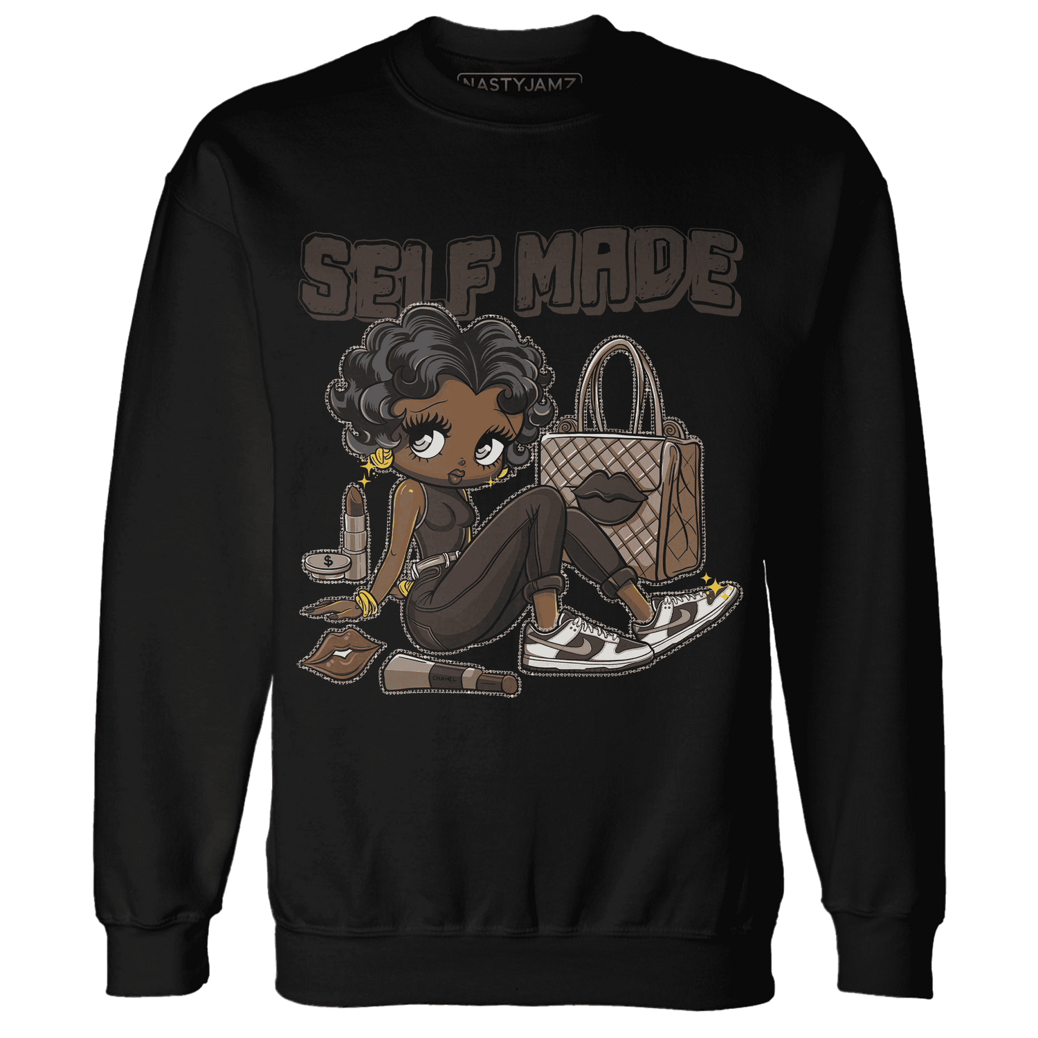 Dunk Low Baroque Brown Sweatshirt Match Sneaker Girl Selfmade - NastyJamz