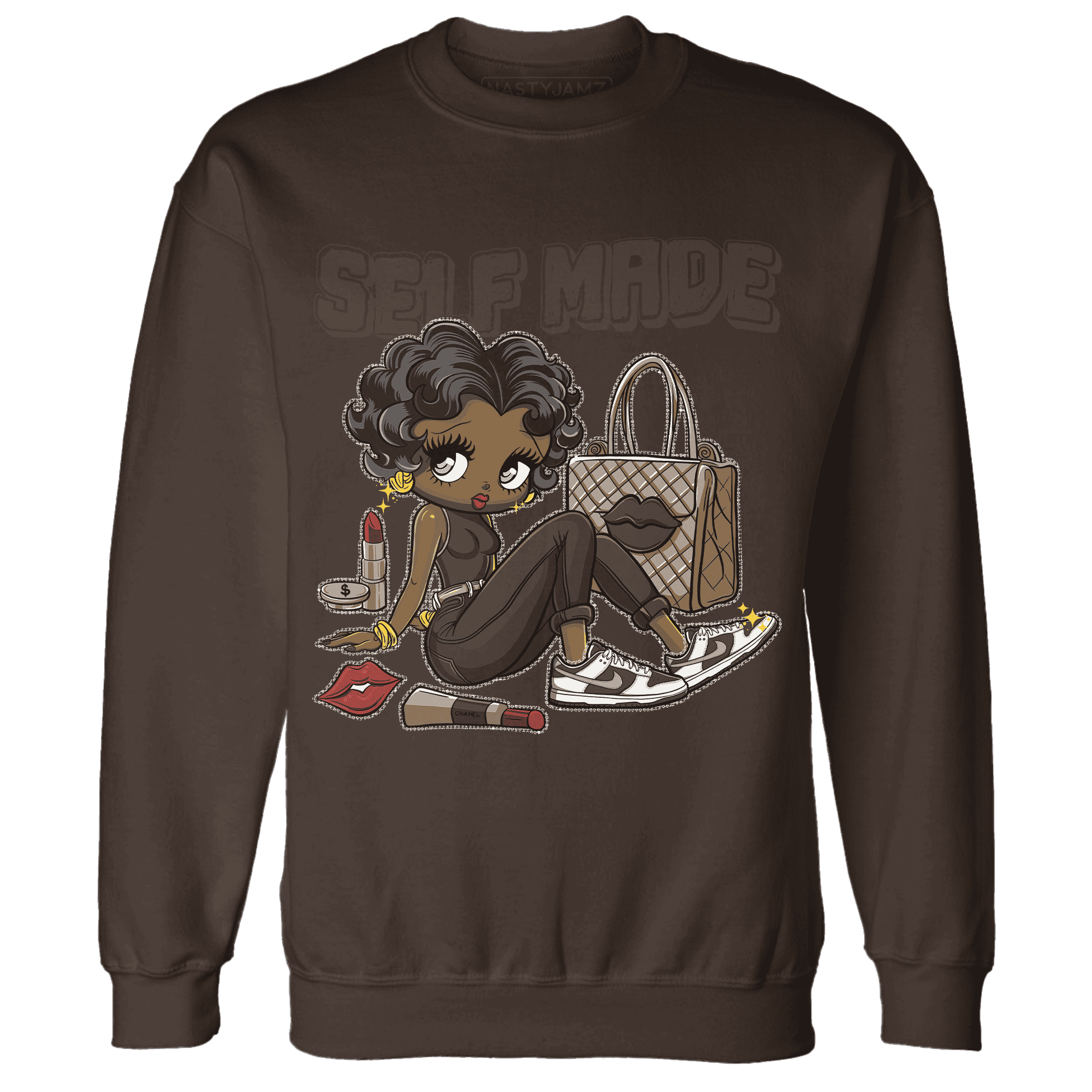 Dunk Low Baroque Brown Sweatshirt Match Sneaker Girl Selfmade - NastyJamz