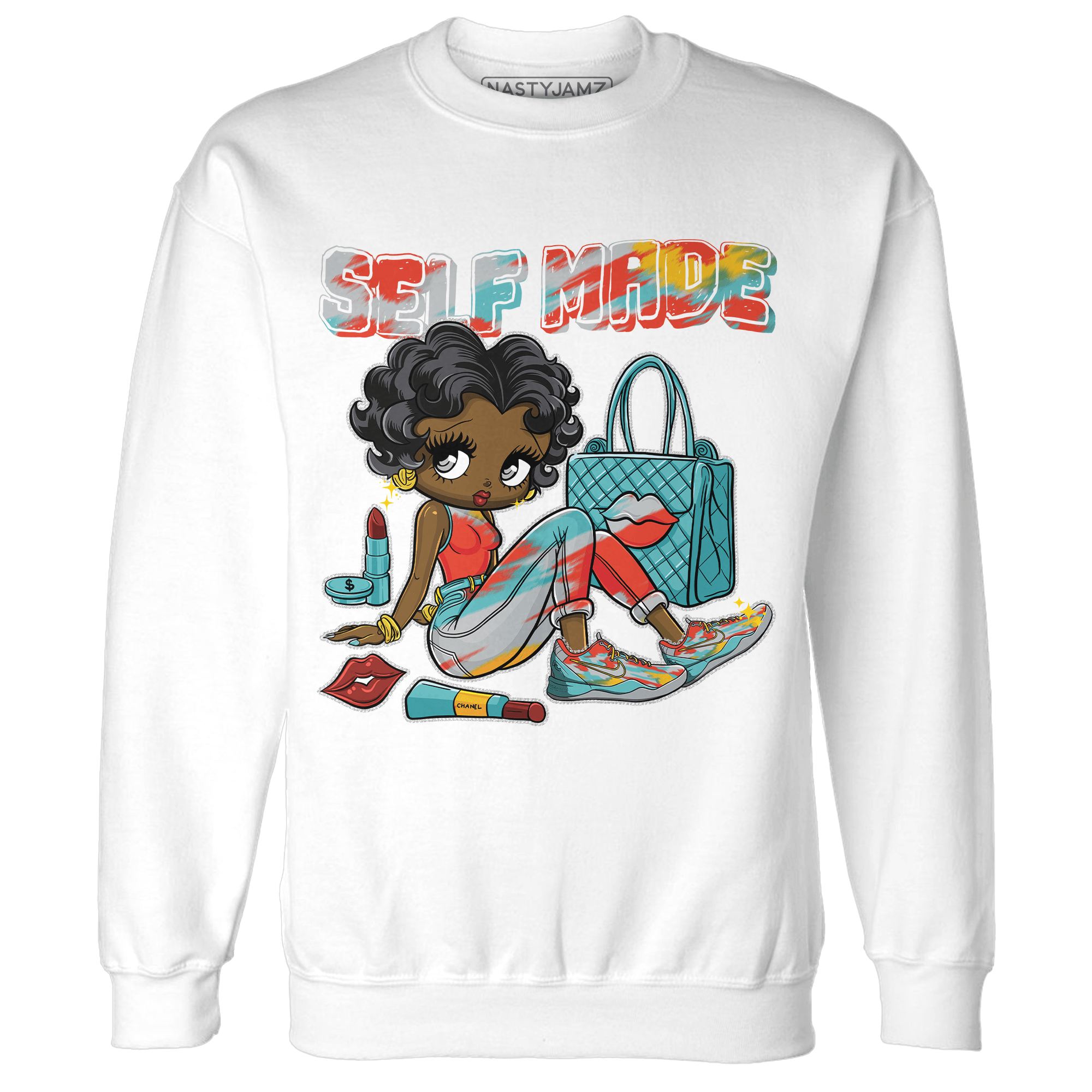 KB 8 Protro Venice Beach Sweatshirt Match Sneaker Girl Selfmade - NastyJamz