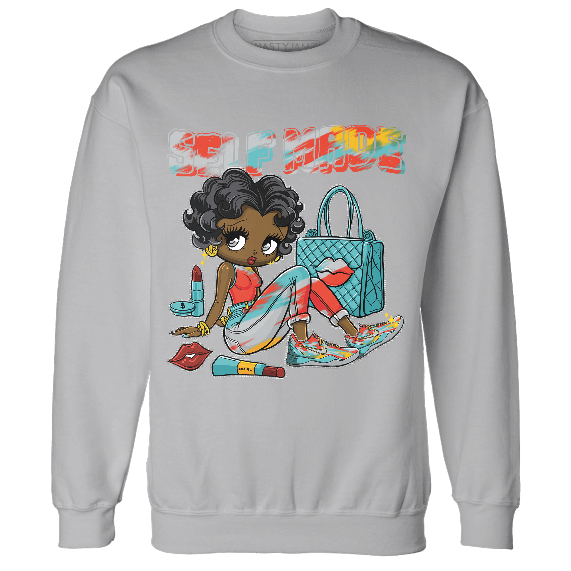 KB 8 Protro Venice Beach Sweatshirt Match Sneaker Girl Selfmade - NastyJamz